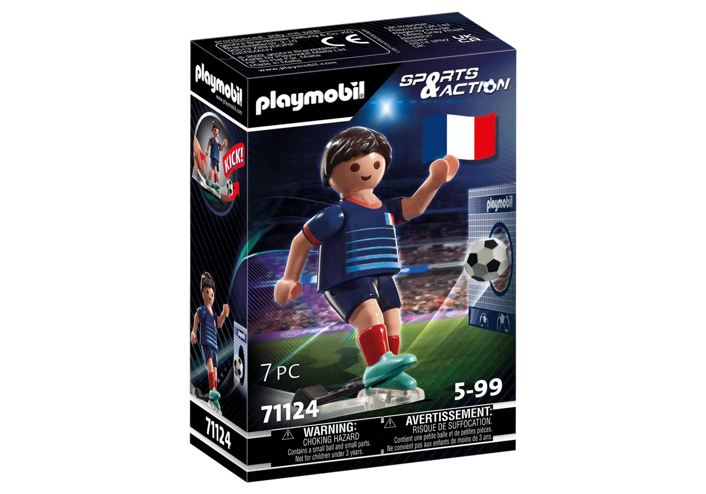 Playmobil 71124 Sports & Action Fußballspieler Frankreich B - plegobil