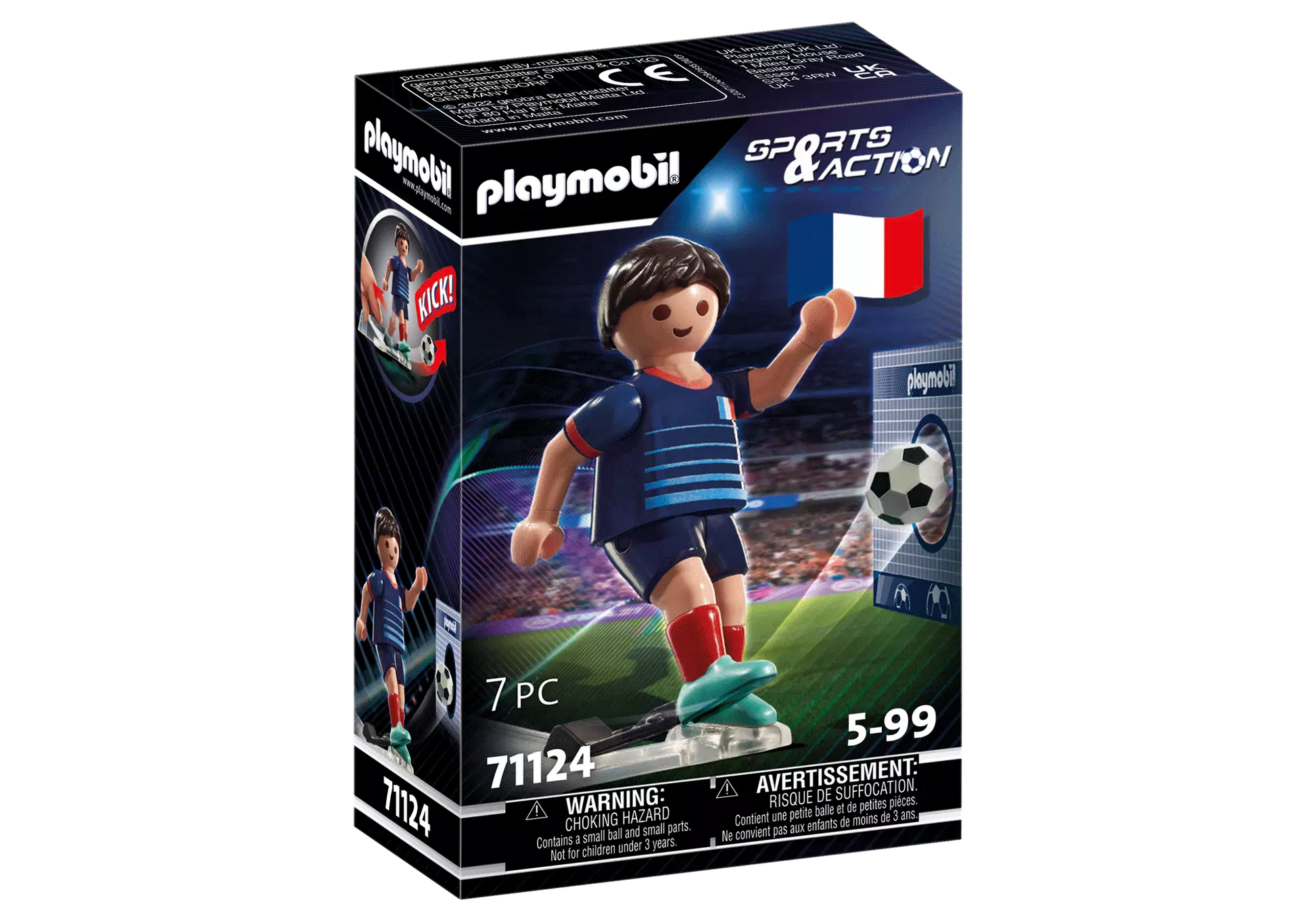 Playmobil 71124 Sports & Action Fußballspieler Frankreich B - plegobil
