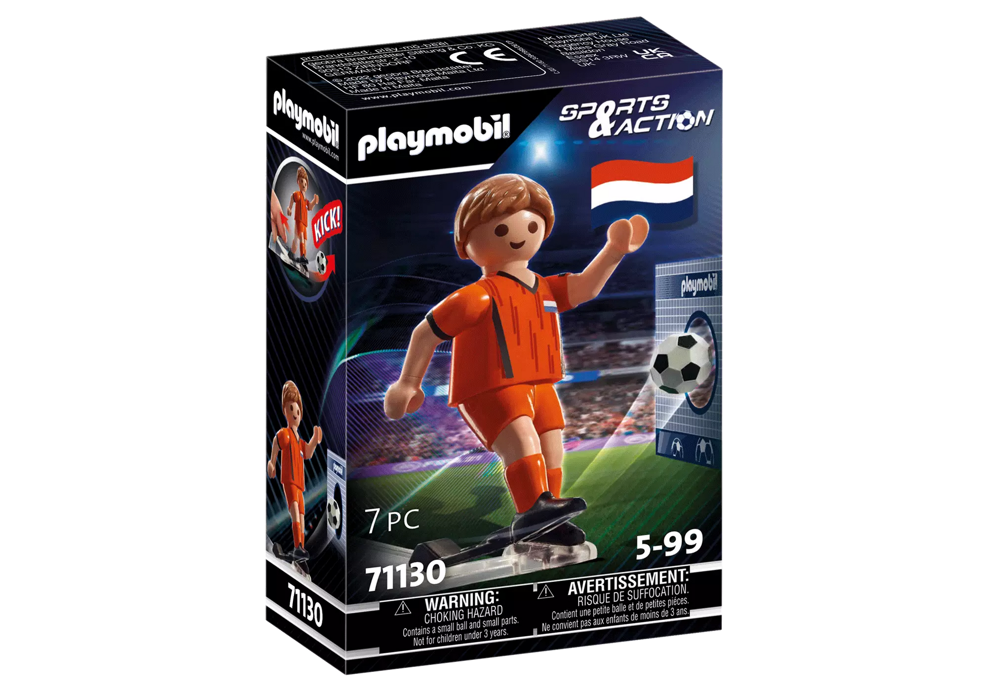 Playmobil 71130 Sports & Action Fußballspieler Niederlande - plegobil