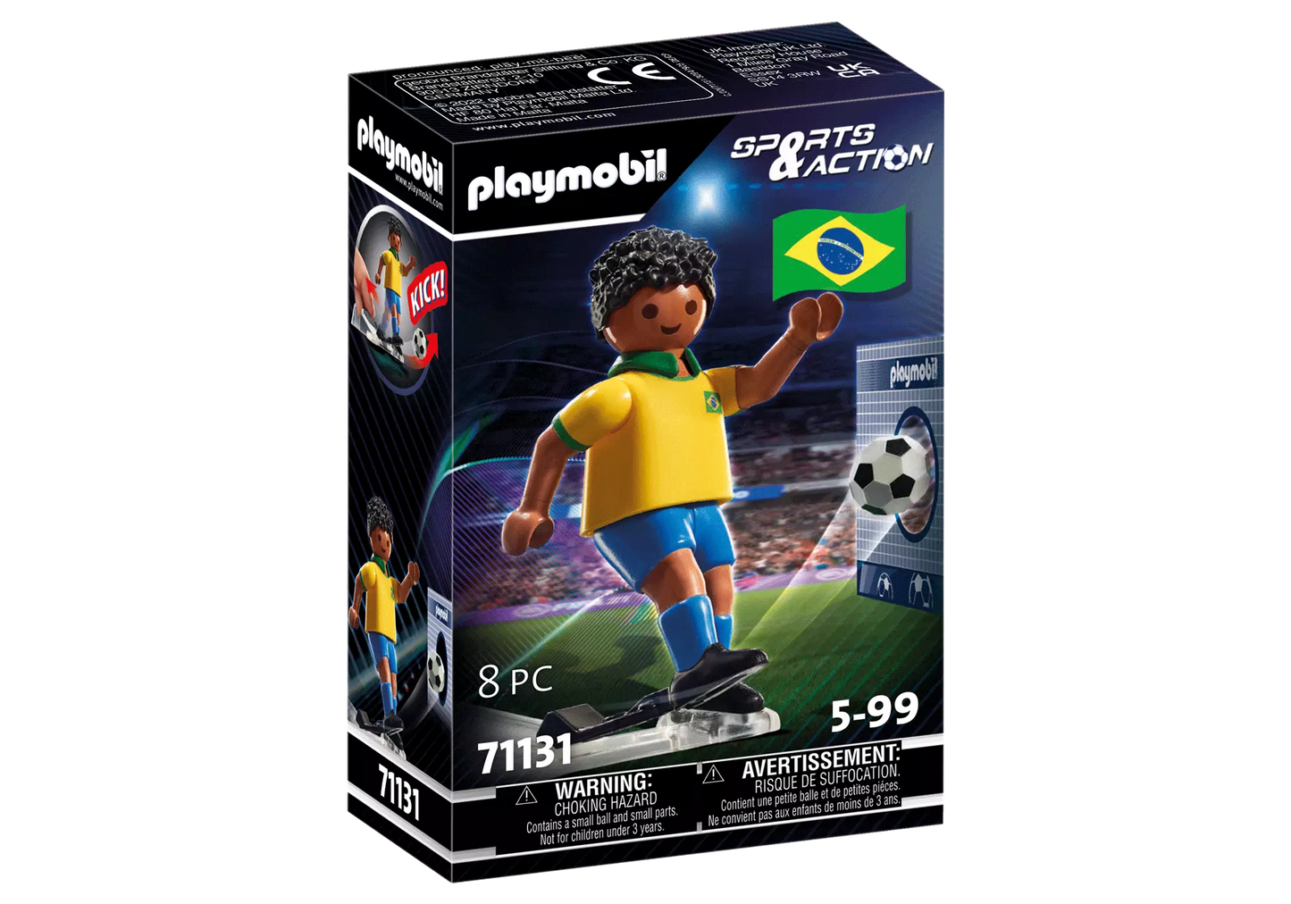 Playmobil 71131 Sports & Action Fußballspieler Brasilien - plegobil