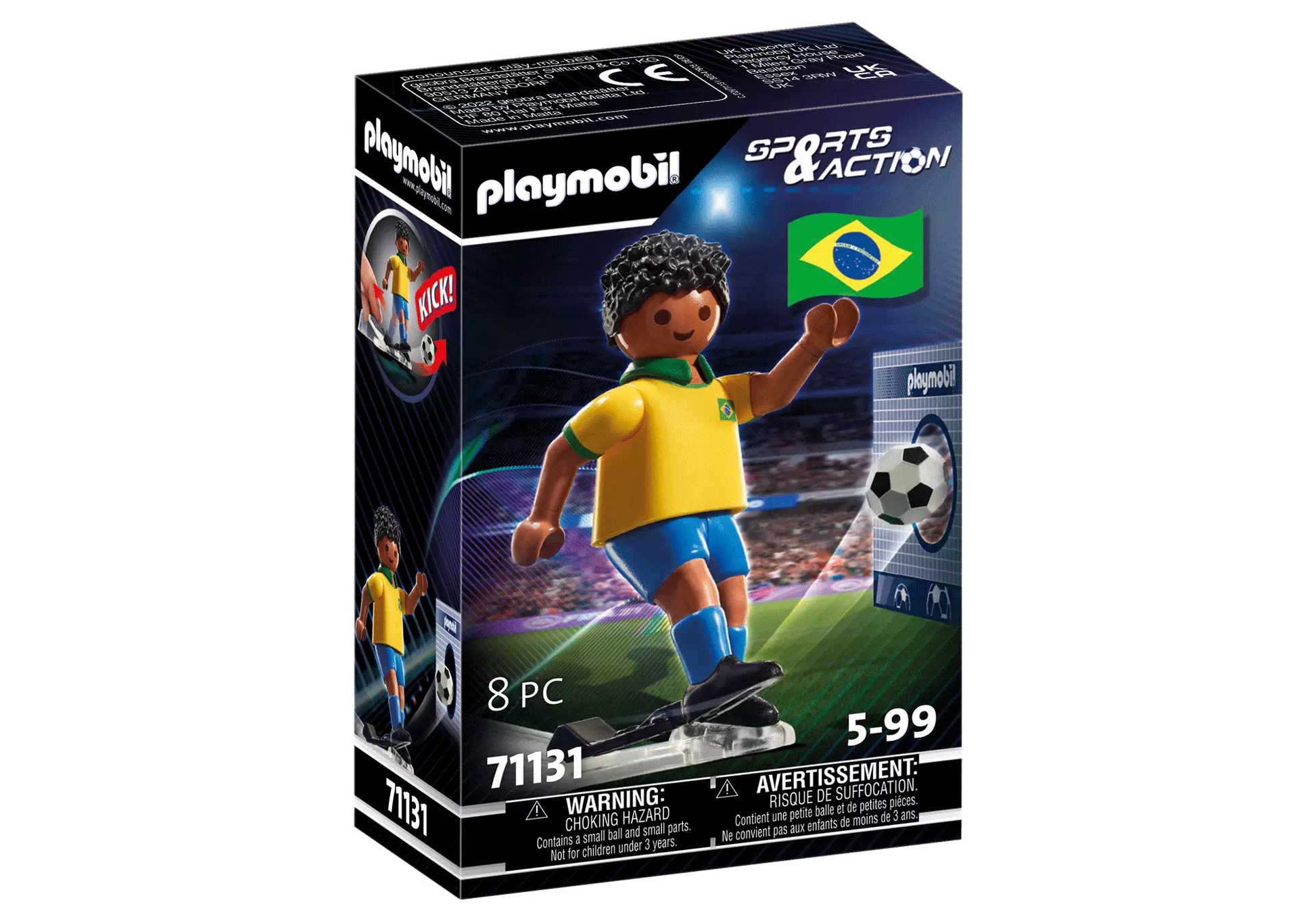 Playmobil 71131 Sports & Action Fußballspieler Brasilien - plegobil