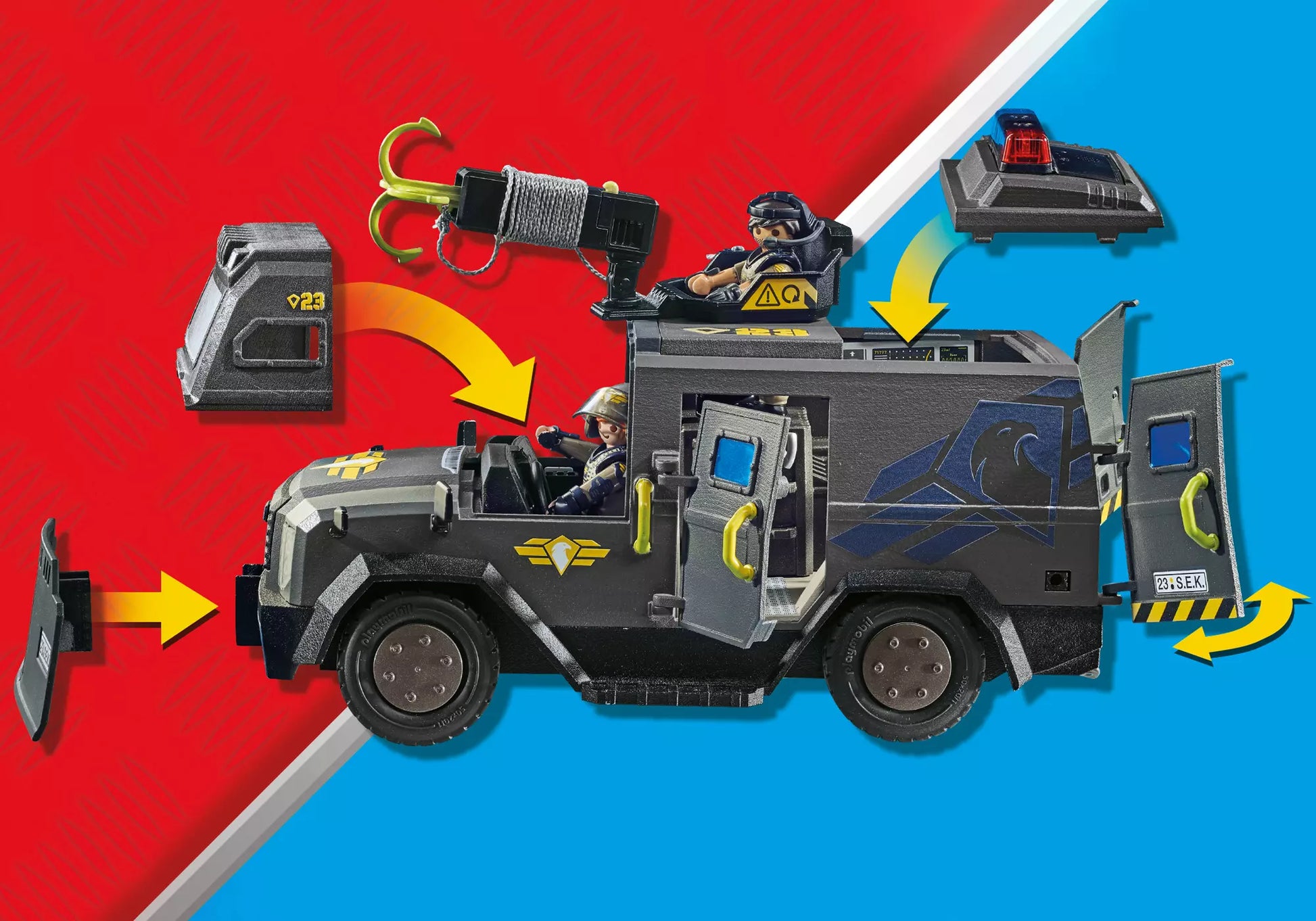 Playmobil 71144 City Action SWAT-Geländefahrzeug - plegobil