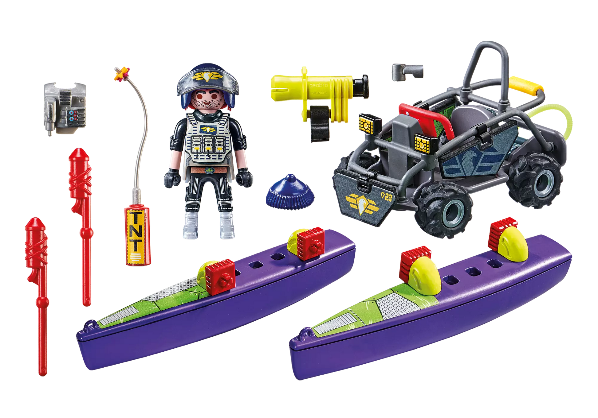 Playmobil 71147 City Action SWAT-Multi-Terrain-Quad - plegobil