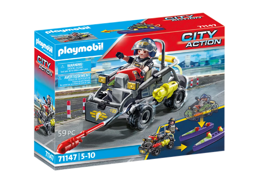 Playmobil 71147 City Action SWAT-Multi-Terrain-Quad - plegobil