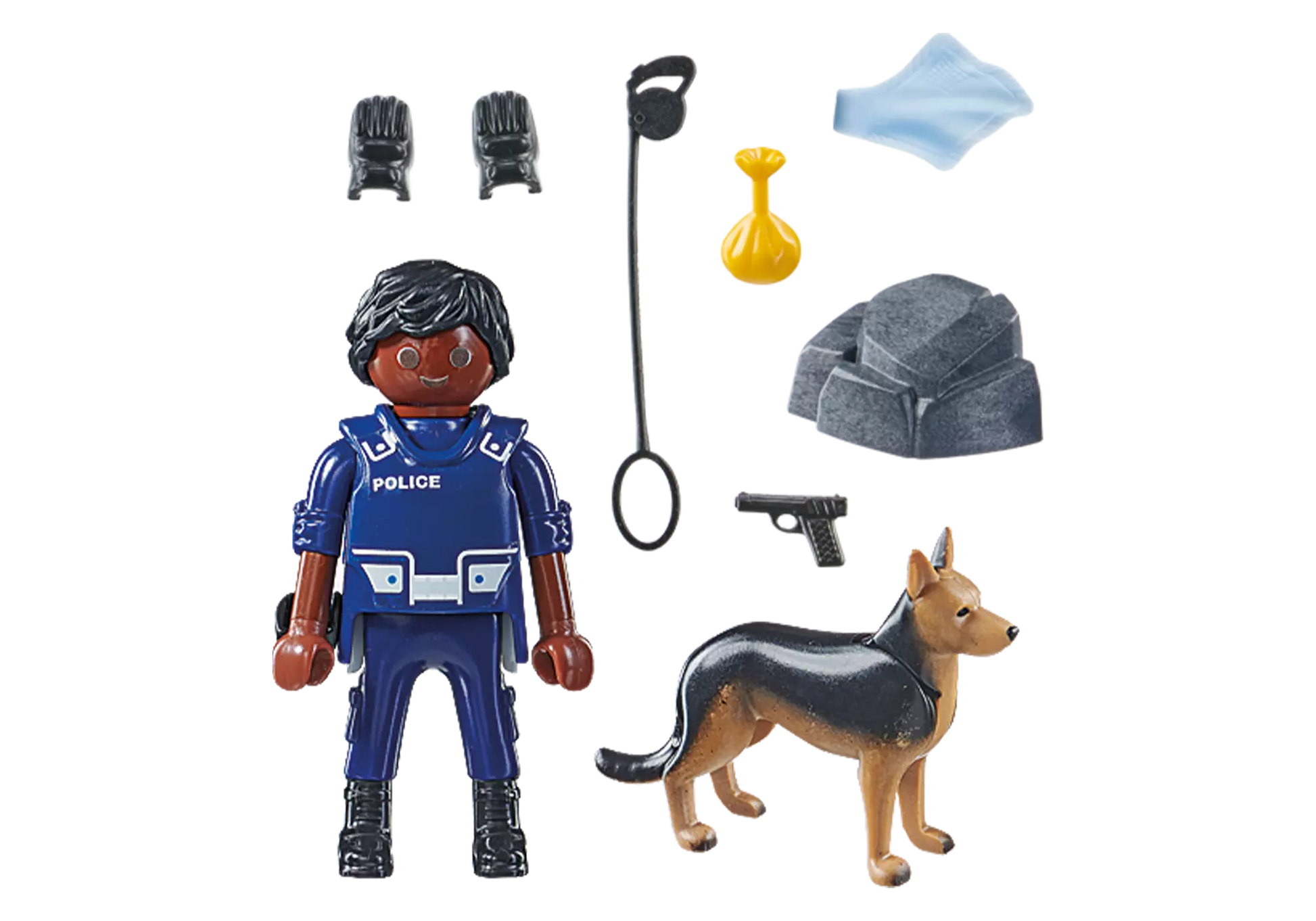Playmobil 71162 Special Plus Polizist mit Spürhund - plegobil
