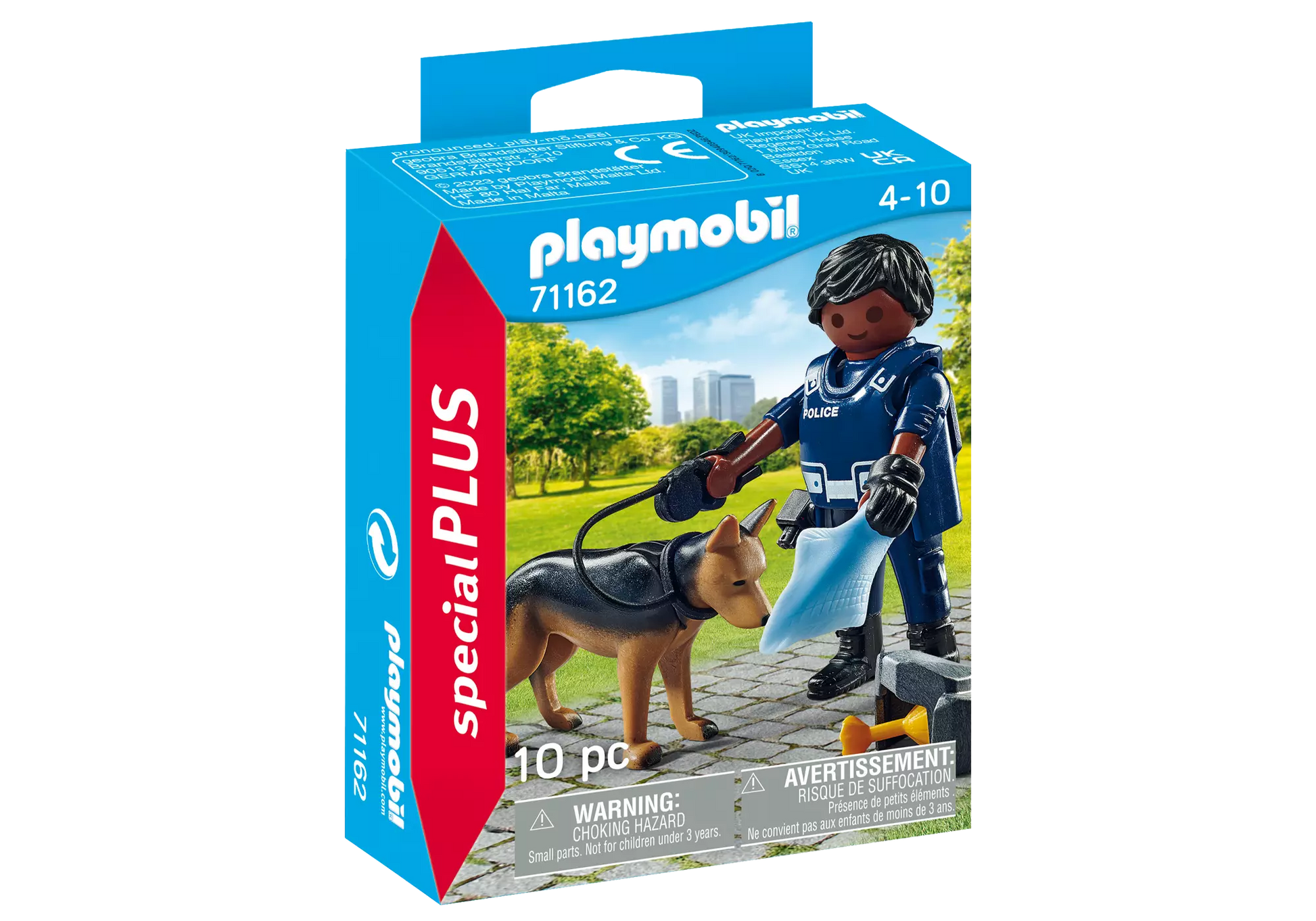 Playmobil 71162 Special Plus Polizist mit Spürhund - plegobil