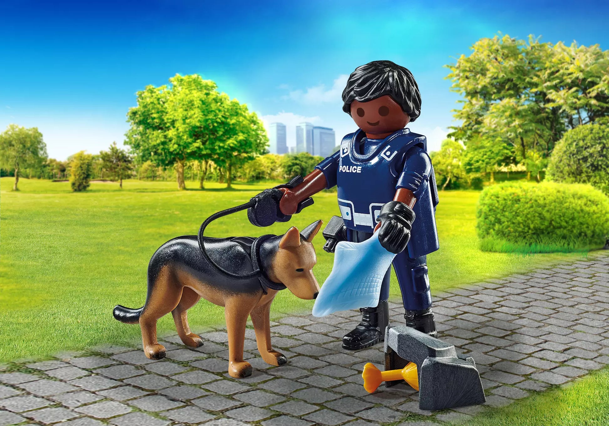 Playmobil 71162 Special Plus Polizist mit Spürhund - plegobil