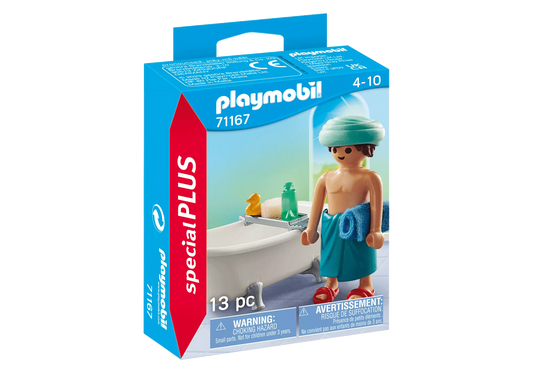 Playmobil 71167 Special Plus Mann in der Badewanne - plegobil