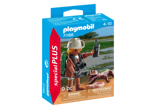 Playmobil 71168 Special Plus Forscher mit jungem Kaiman - plegobil