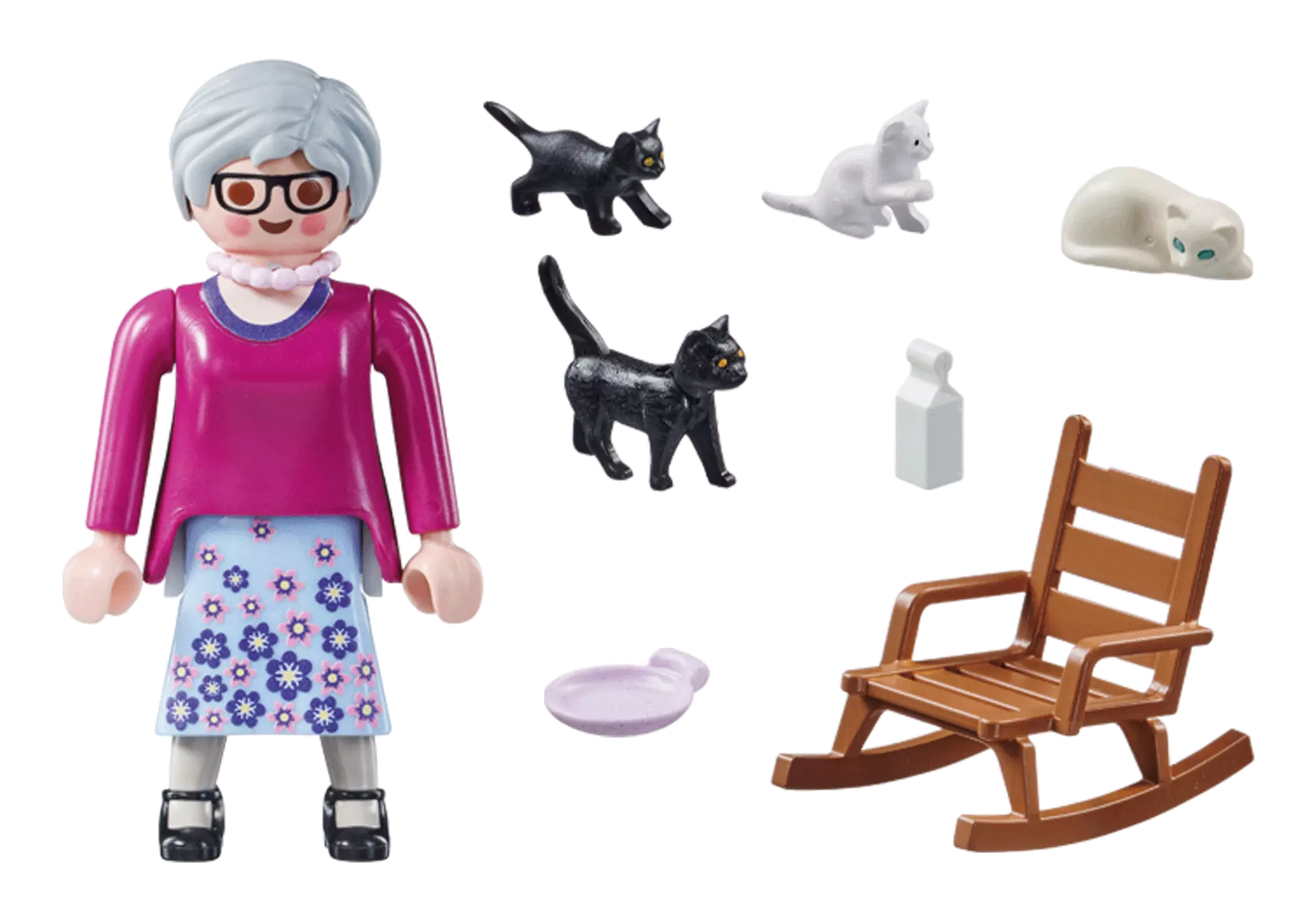 Playmobil 71172 Special Plus Oma mit Katzen - plegobil