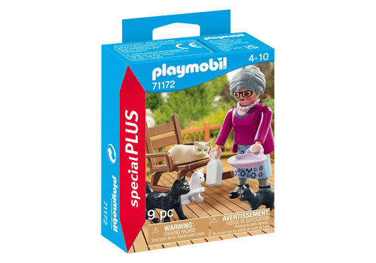 Playmobil 71172 Special Plus Oma mit Katzen - plegobil