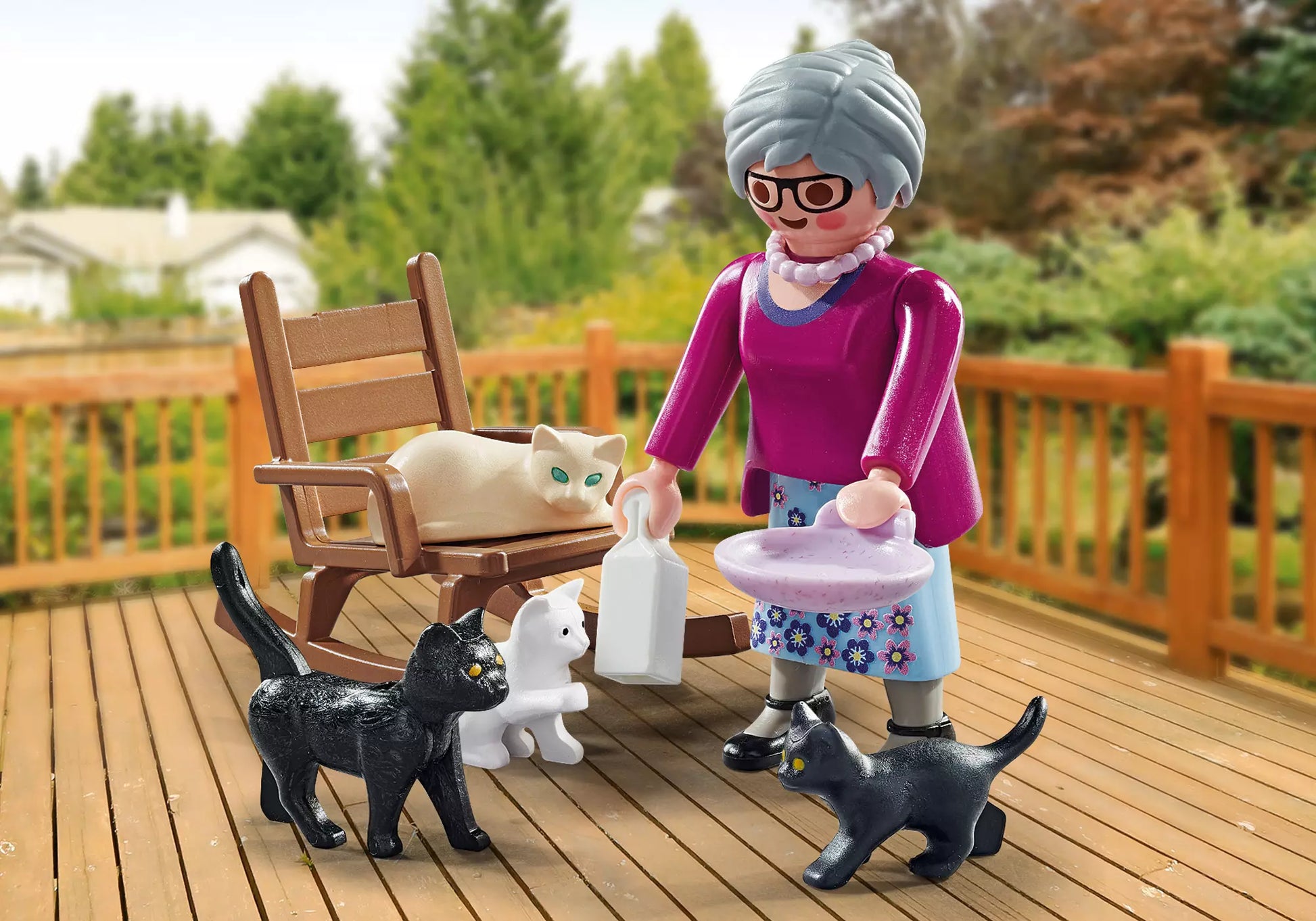 Playmobil 71172 Special Plus Oma mit Katzen - plegobil