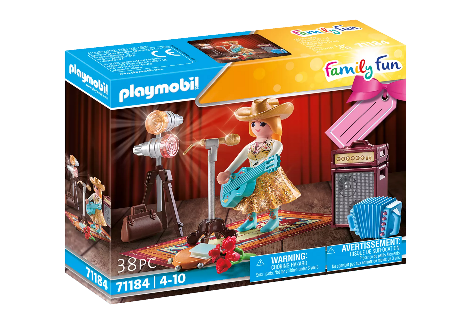 Playmobil 71184 Family Fun Geschenkset Country Sängerin - plegobil
