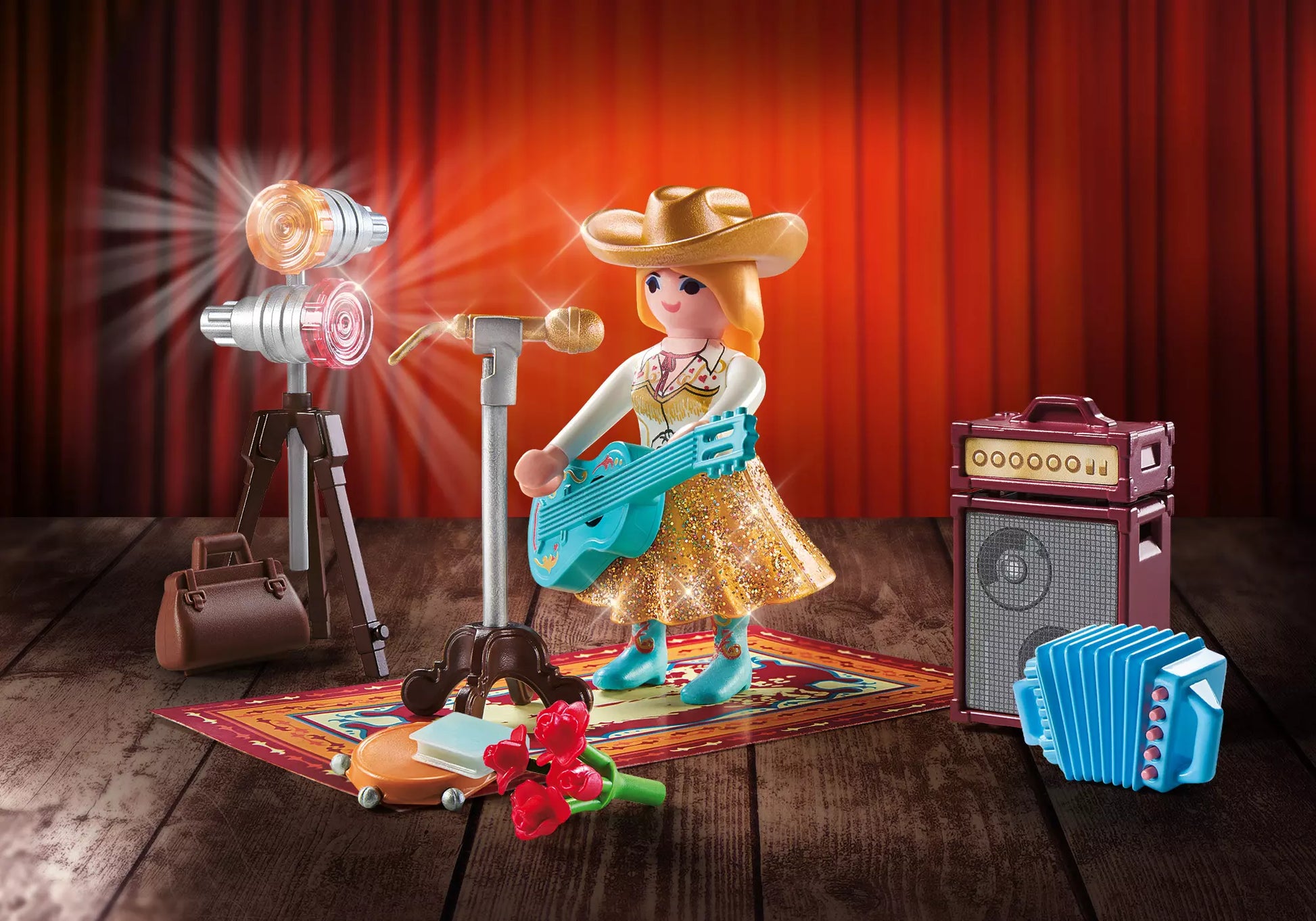Playmobil 71184 Family Fun Geschenkset Country Sängerin - plegobil