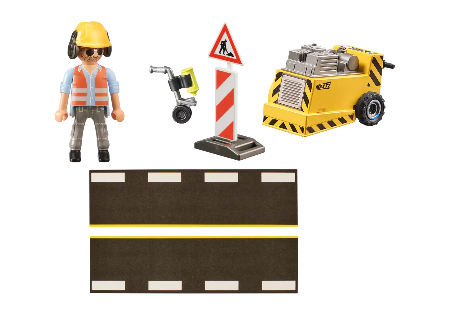 Playmobil 71185 City Action Geschenkset Bauarbeiter mit Kantenfräser - plegobil