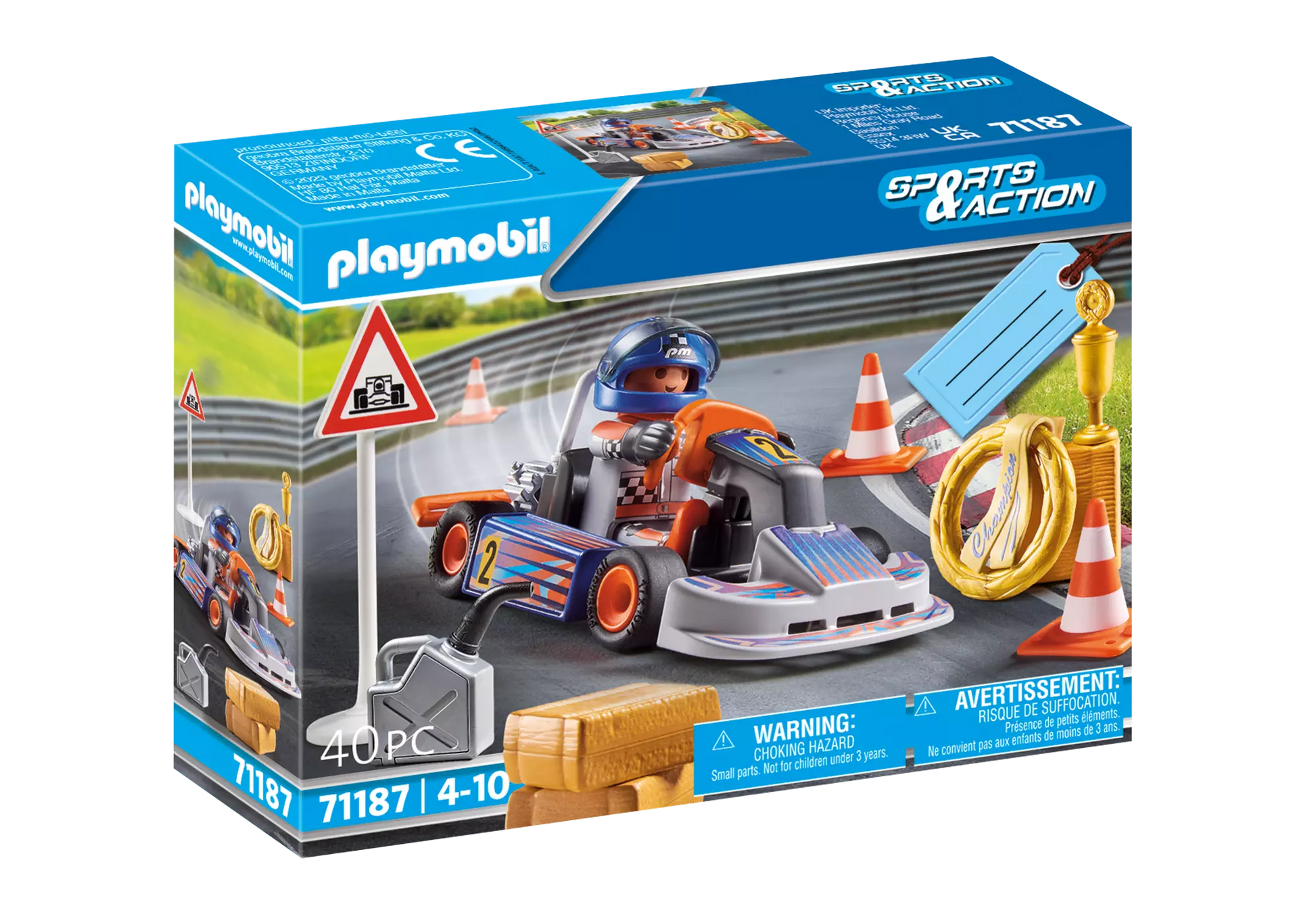 Playmobil 71187 Sports & Action Geschenkset Racing-Kart - plegobil