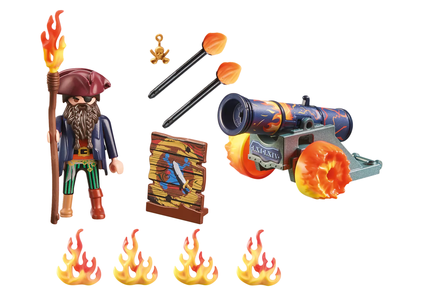 Playmobil 71189 Pirates Geschenkset Pirat mit Kanone - plegobil