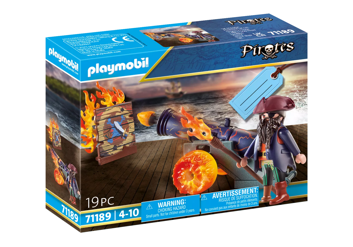 Playmobil 71189 Pirates Geschenkset Pirat mit Kanone - plegobil