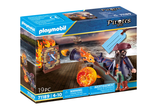Playmobil 71189 Pirates Geschenkset Pirat mit Kanone - plegobil