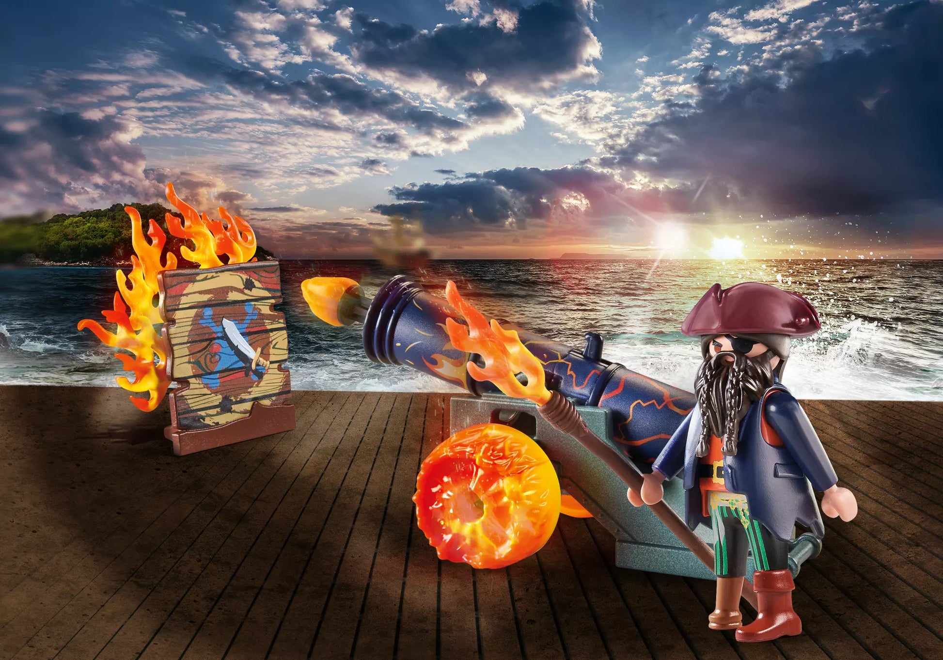 Playmobil 71189 Pirates Geschenkset Pirat mit Kanone - plegobil