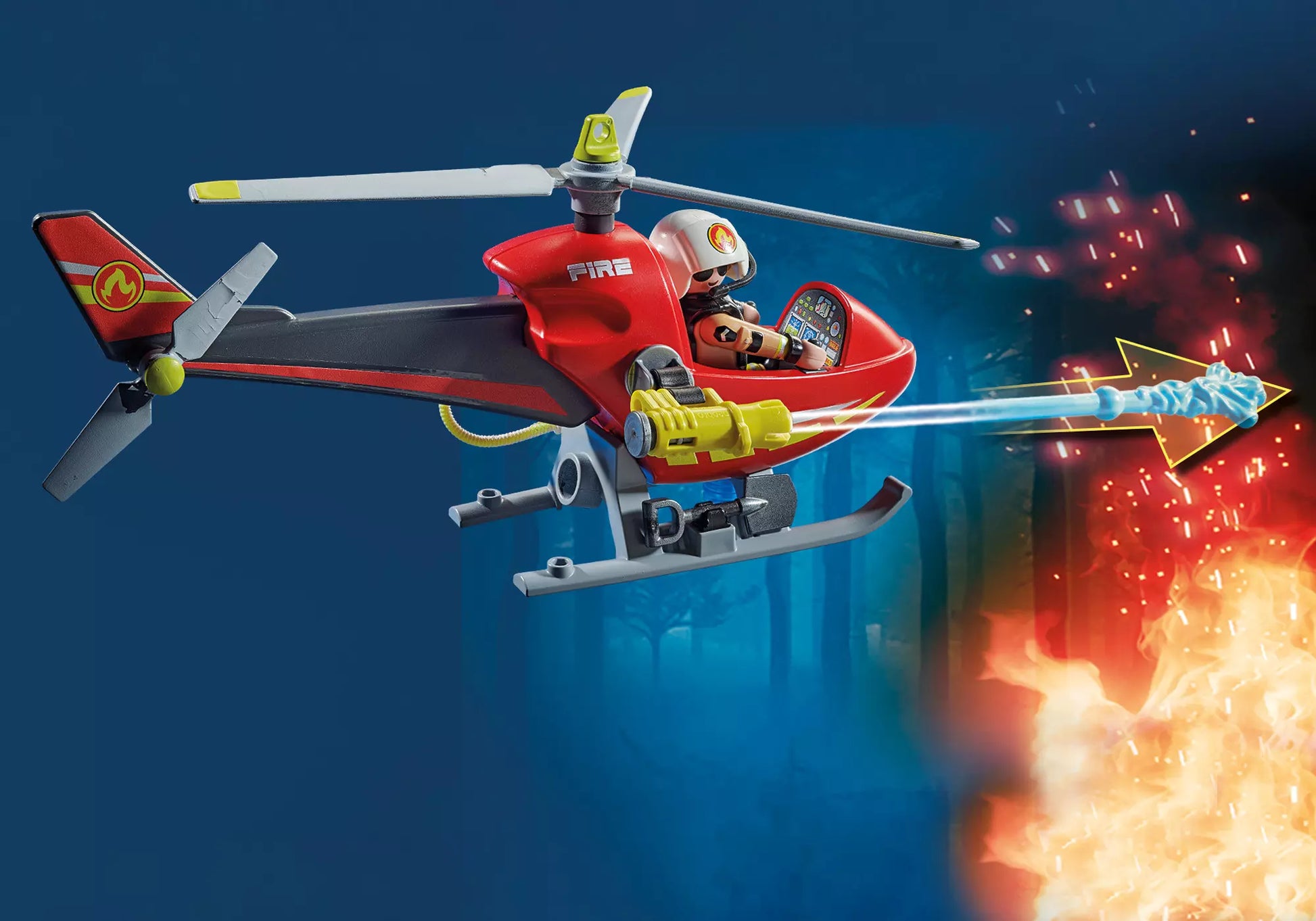 Playmobil 71195 City Action Promo Pack Feuerwehr Hubschrauber - plegobil