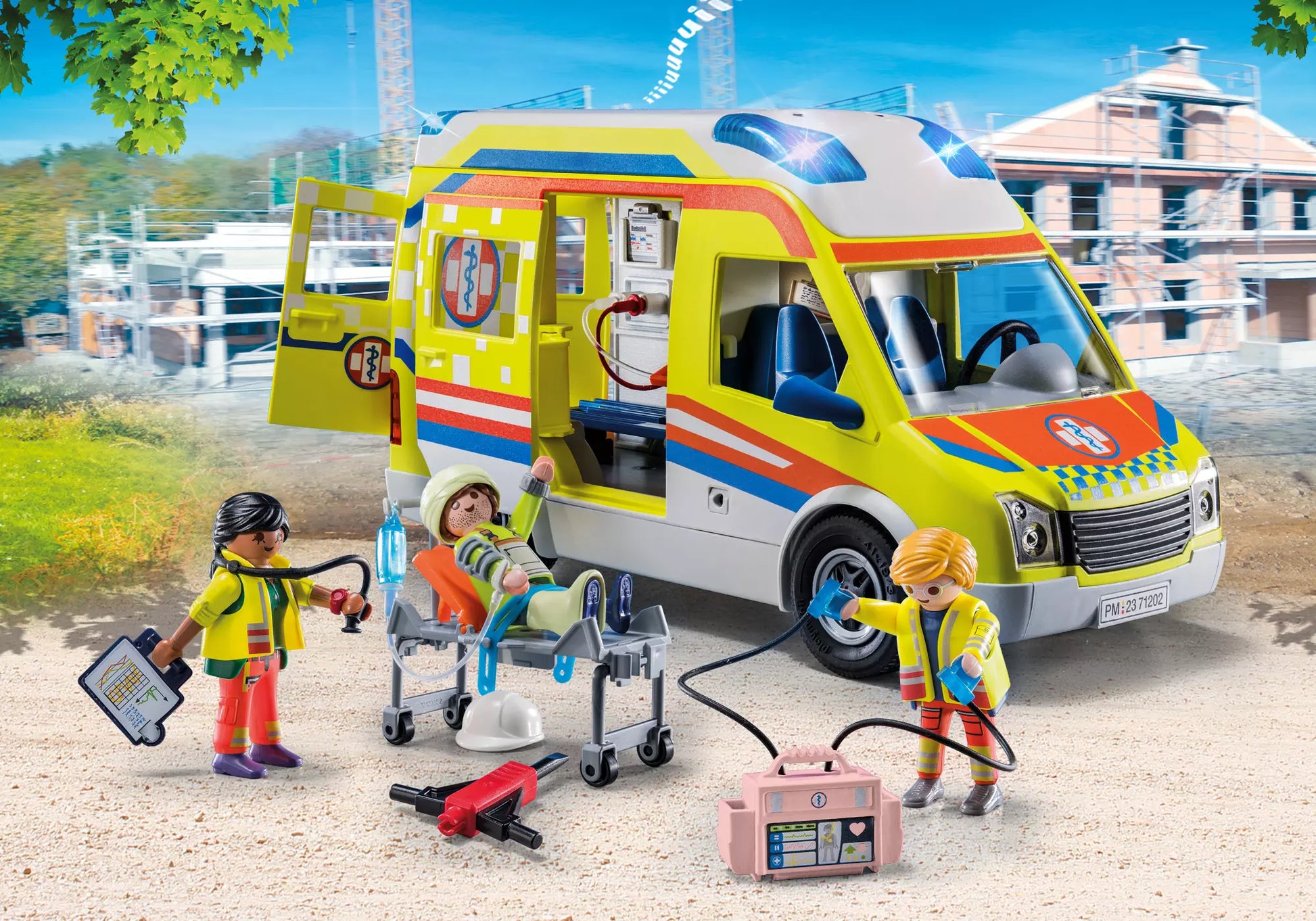 Playmobil 71202 City Life Rettungswagen mit Licht und Sound - plegobil