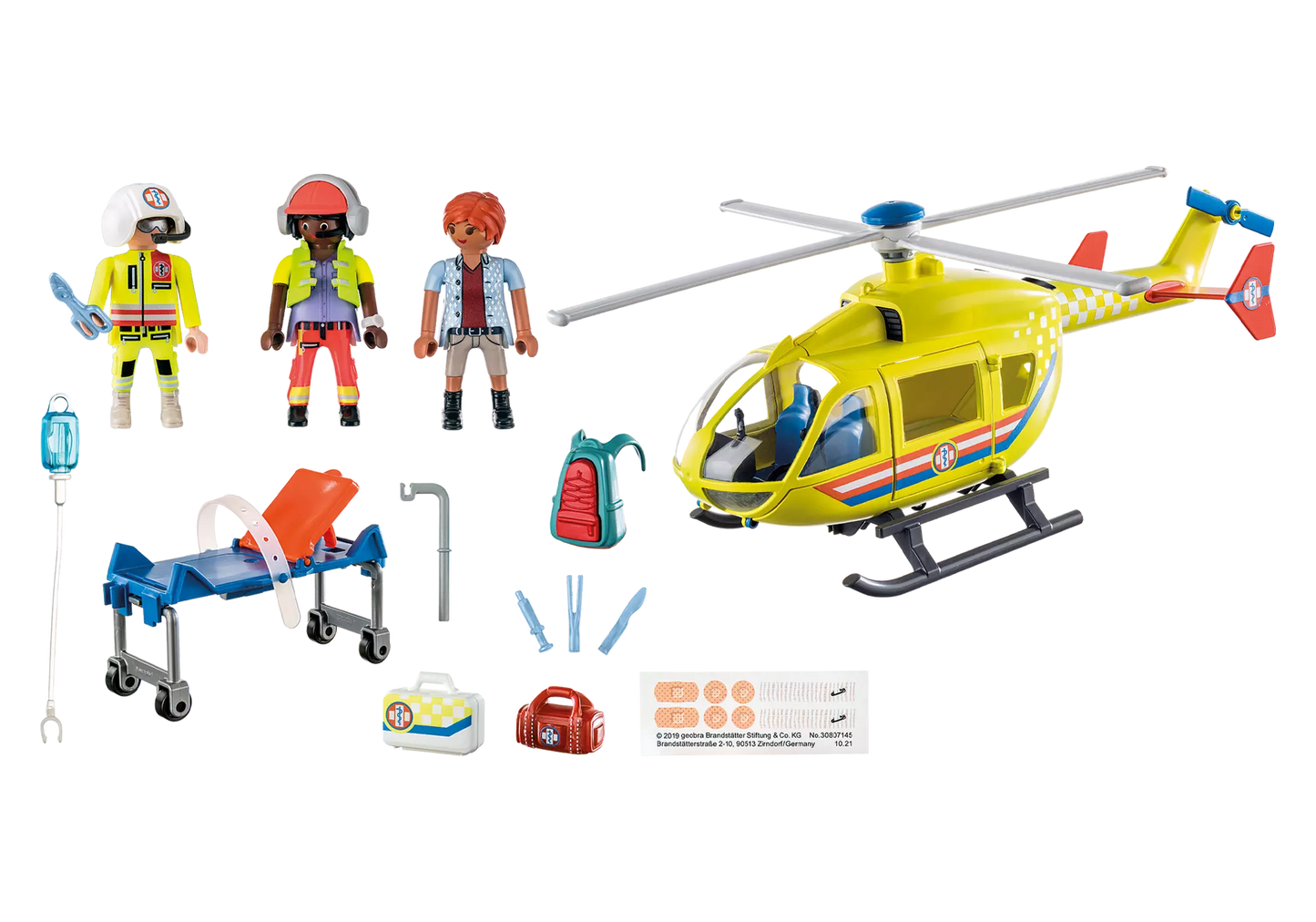 Playmobil 71203 City Life Rettungshelikopter - plegobil