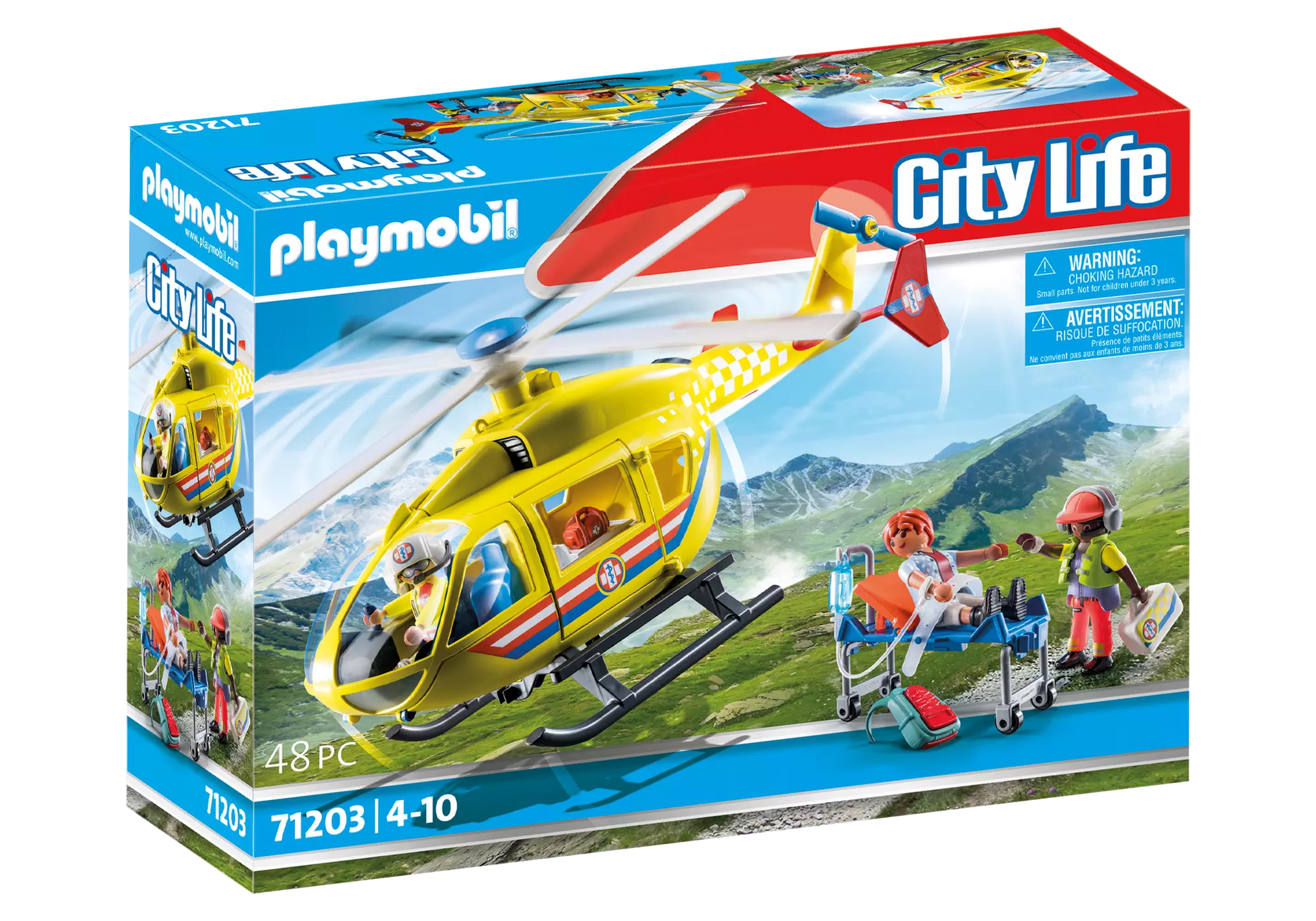Playmobil 71203 City Life Rettungshelikopter - plegobil