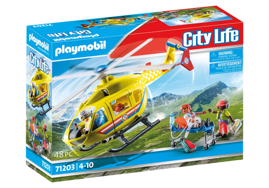 Playmobil 71203 City Life Rettungshelikopter - plegobil