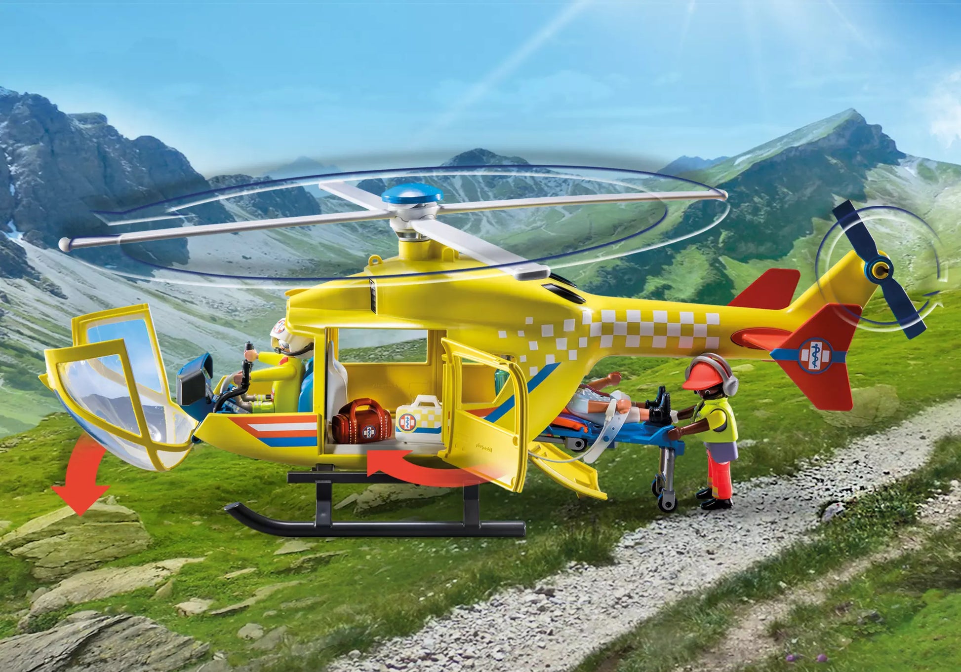 Playmobil 71203 City Life Rettungshelikopter - plegobil