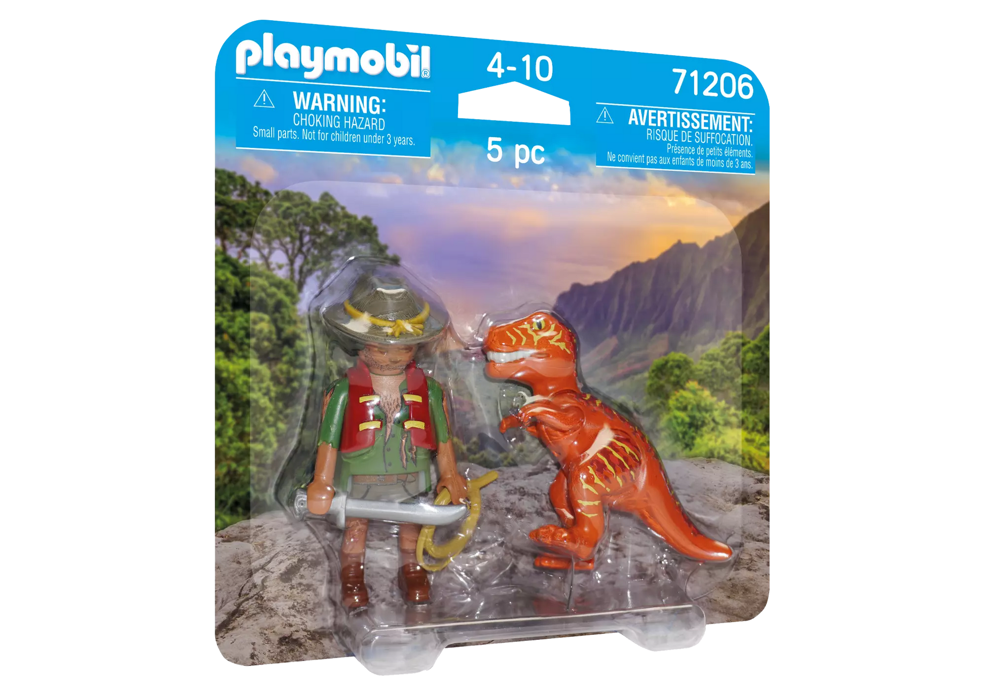 Playmobil 71206 Dinos DuoPack Abenteurer mit T-Rex - plegobil