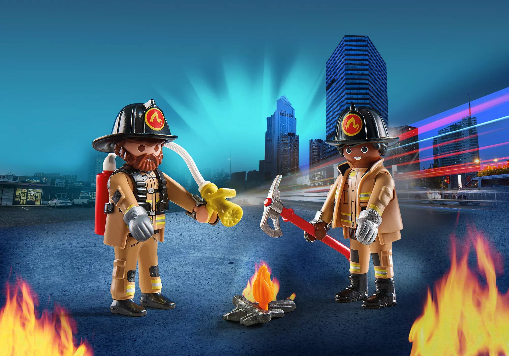 Playmobil 71207 City Action DuoPack Feuerwehrmänner - plegobil