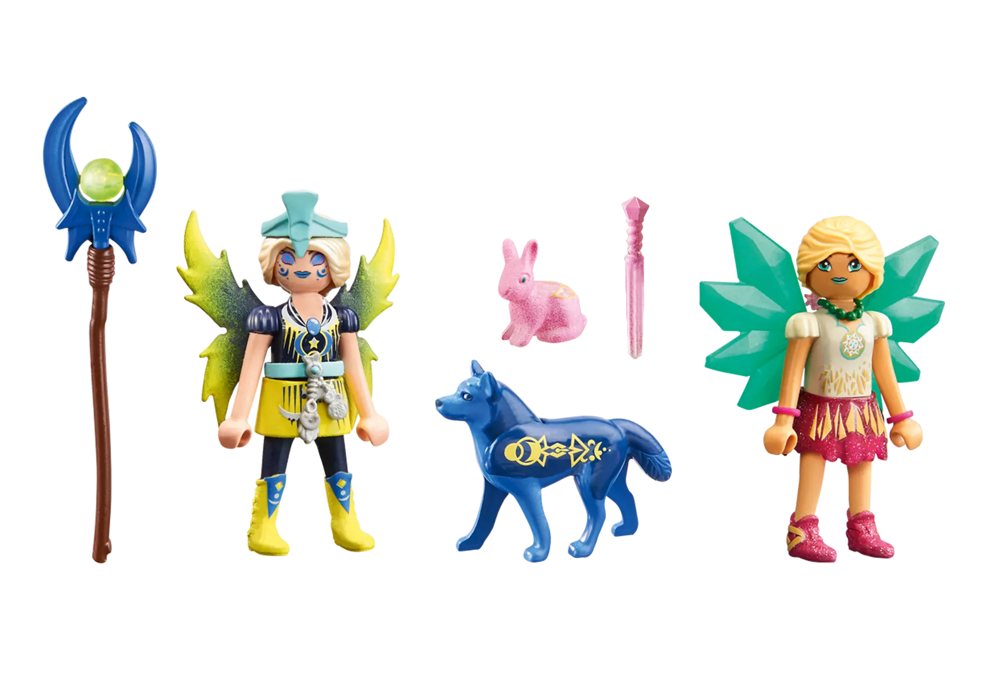 Playmobil 71236 Adventures of Ayuma Crystal- und Moon Fairy mit Seelentieren - plegobil