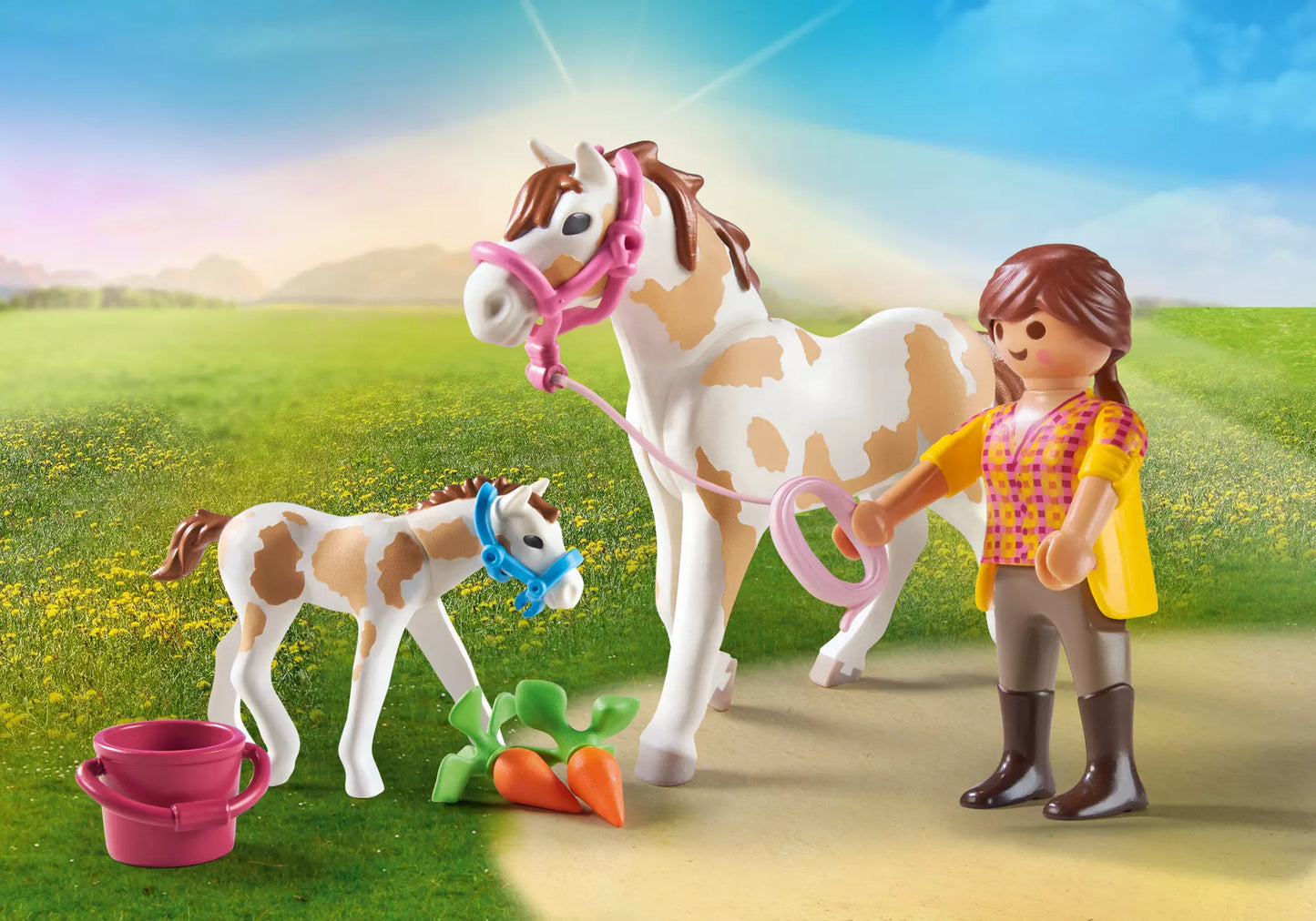 Playmobil 71243 Country Pferd mit Fohlen - plegobil