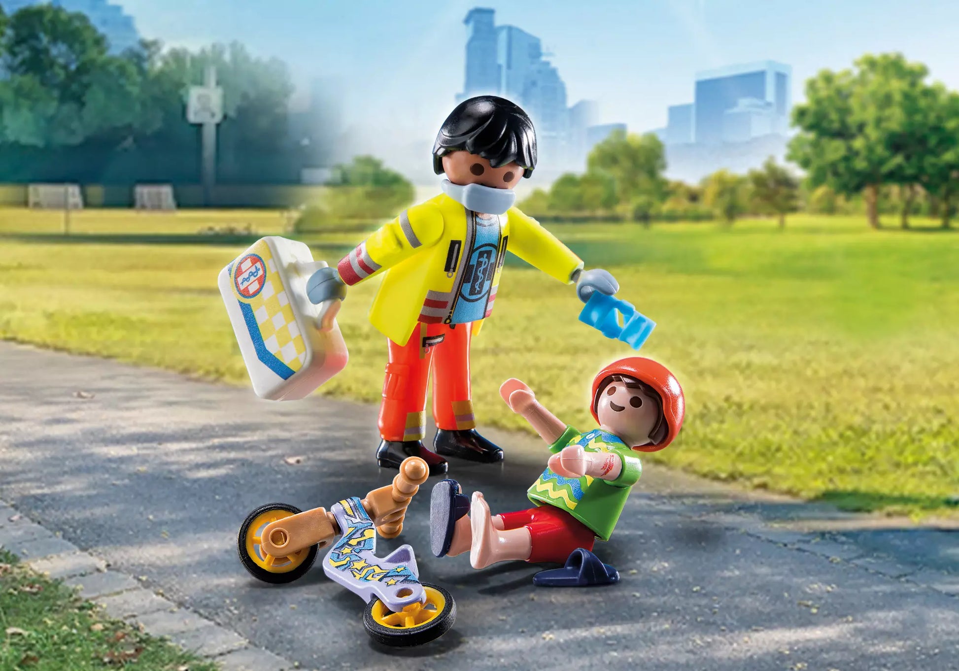 Playmobil 71245 City Life Sanitäter mit Patient - plegobil
