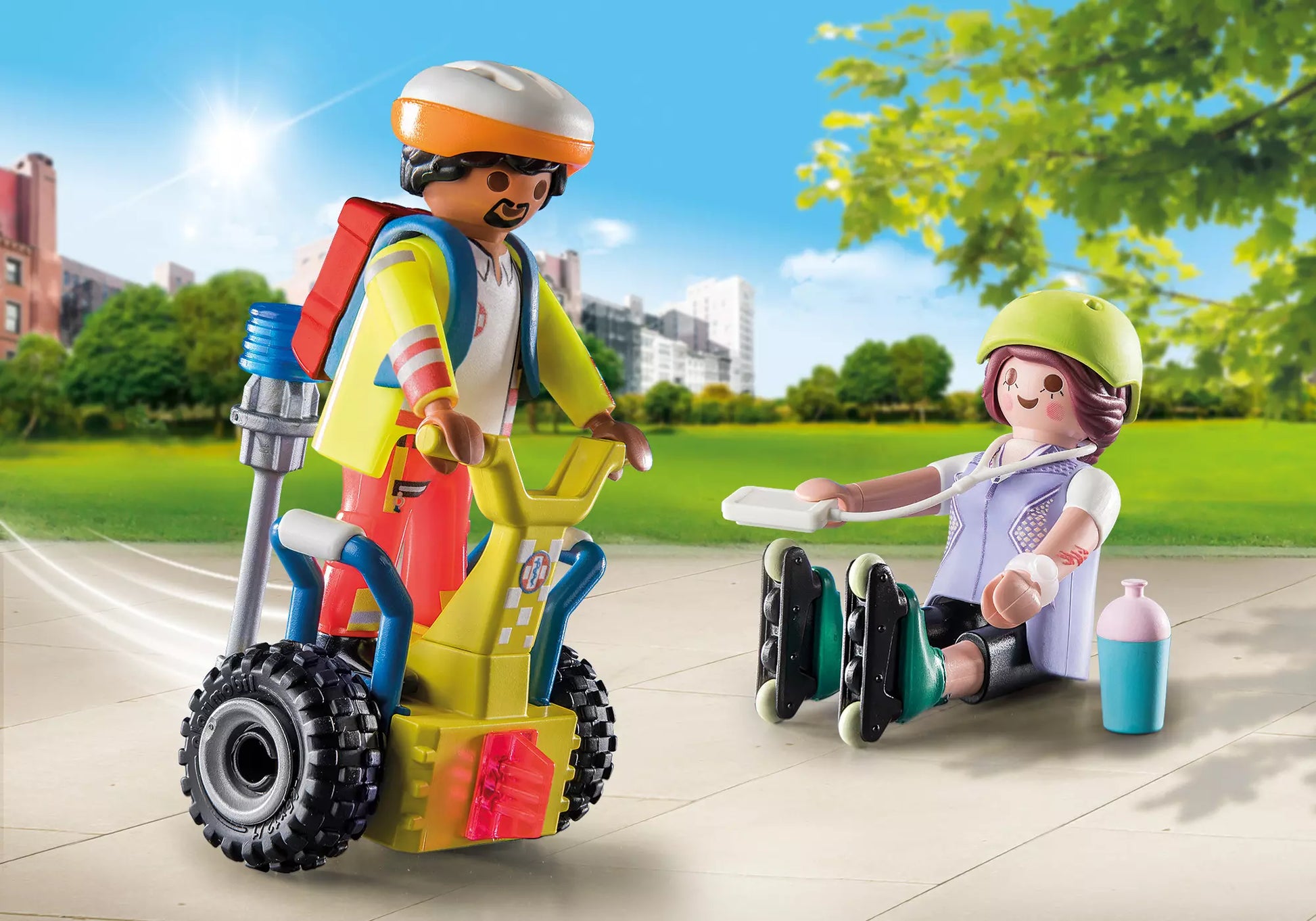 Playmobil 71257 City Life Starter Pack Rettung mit Balance-Racer - plegobil