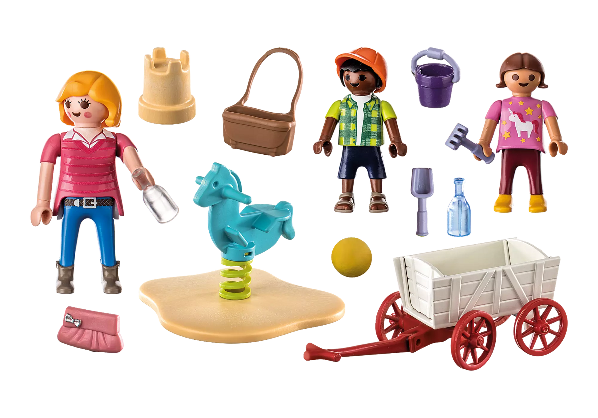 Playmobil 71258 City Life Starter Pack Erzieherin mit Bollerwagen - plegobil