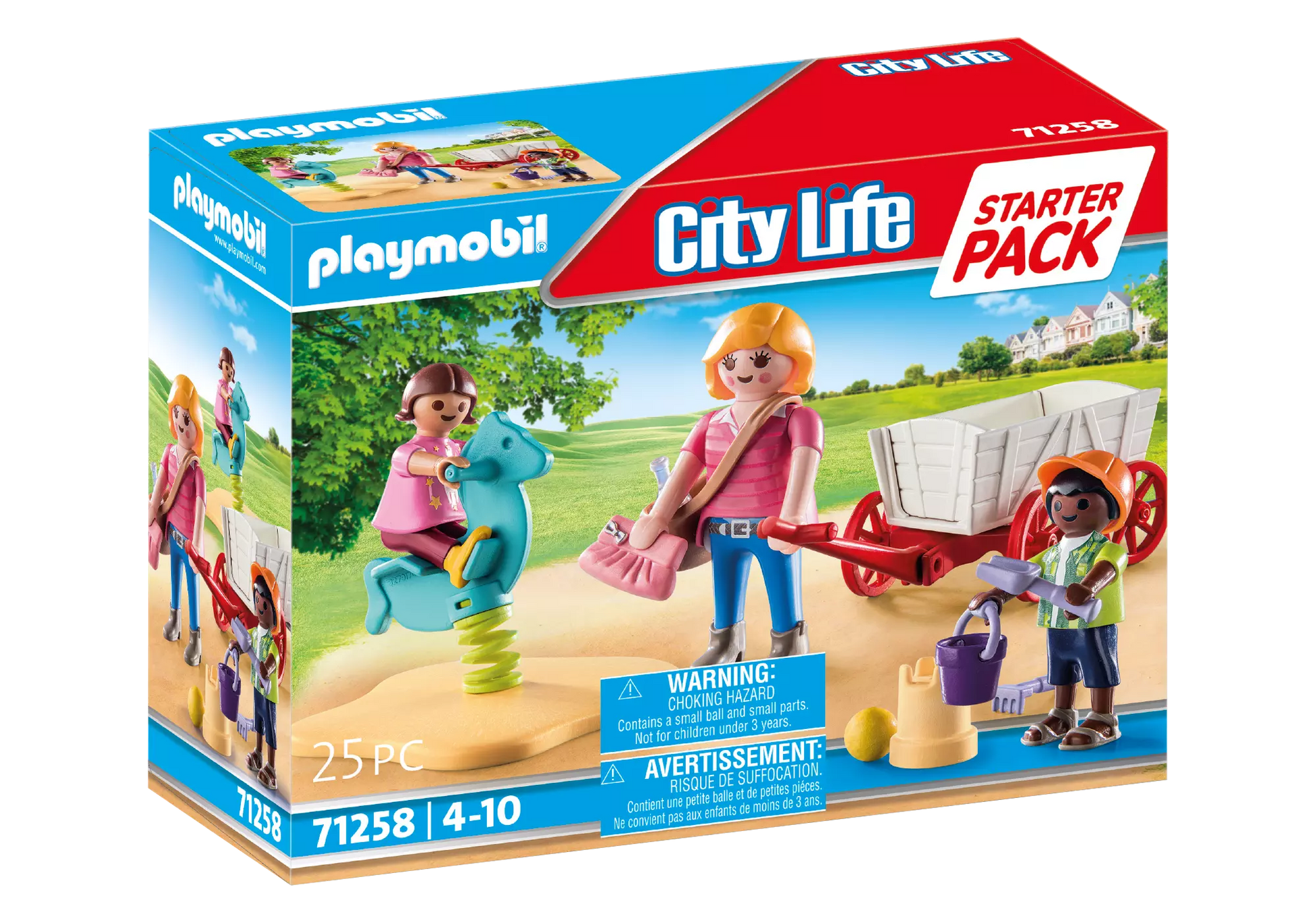 Playmobil 71258 City Life Starter Pack Erzieherin mit Bollerwagen - plegobil