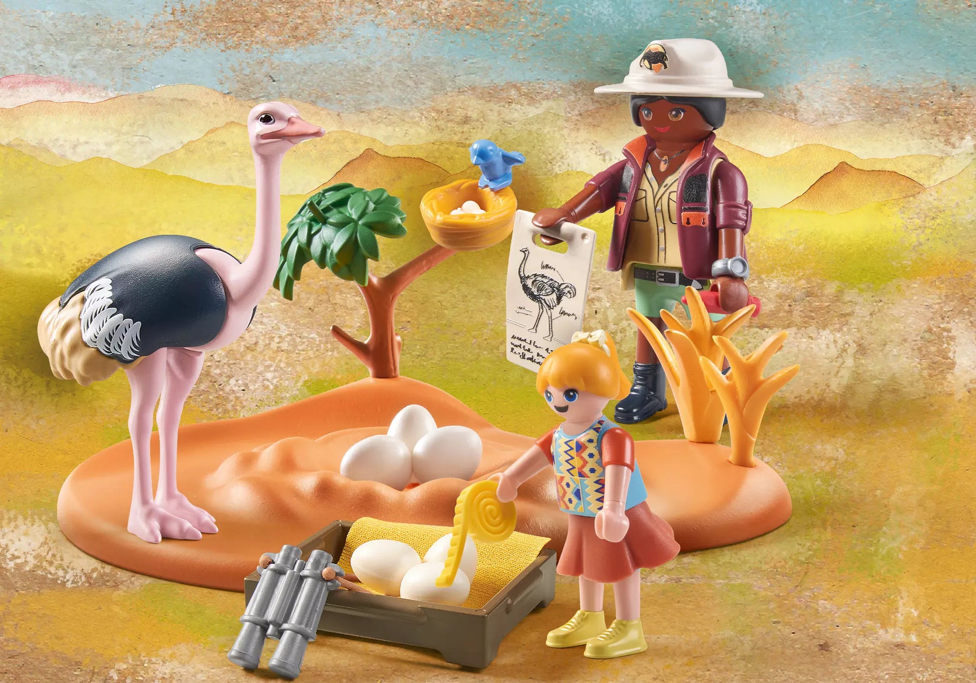 Playmobil 71296 Wiltopia Zu Gast bei Papa Strauß - plegobil