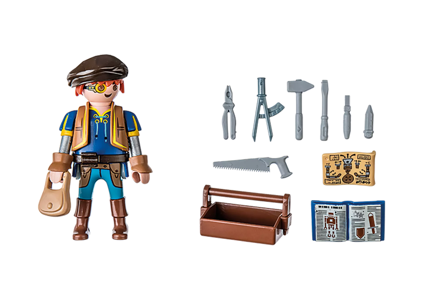 Playmobil 71302 Novelmore Dario mit Werkzeug - plegobil