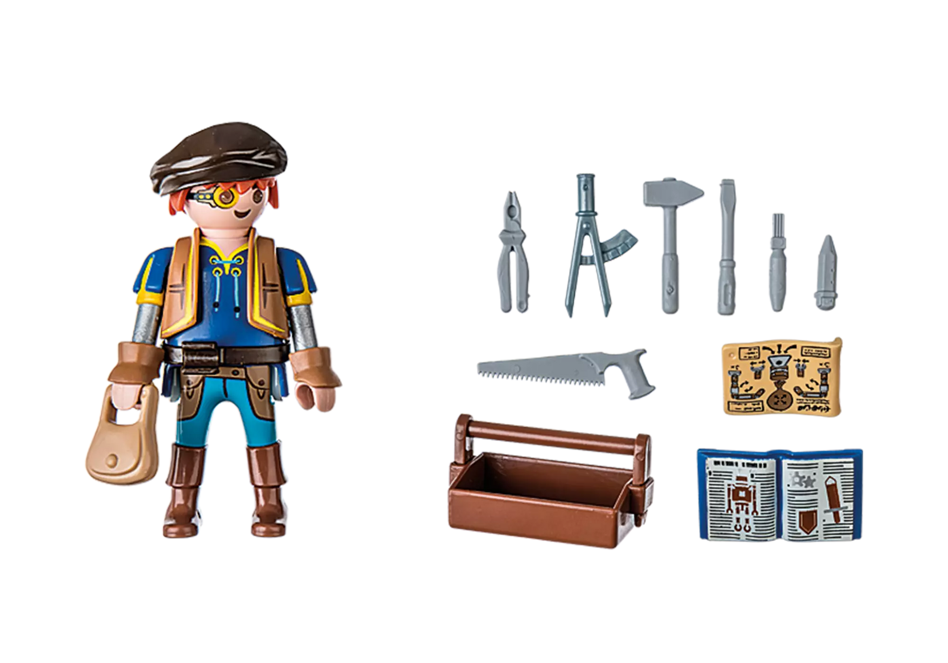 Playmobil 71302 Novelmore Dario mit Werkzeug - plegobil