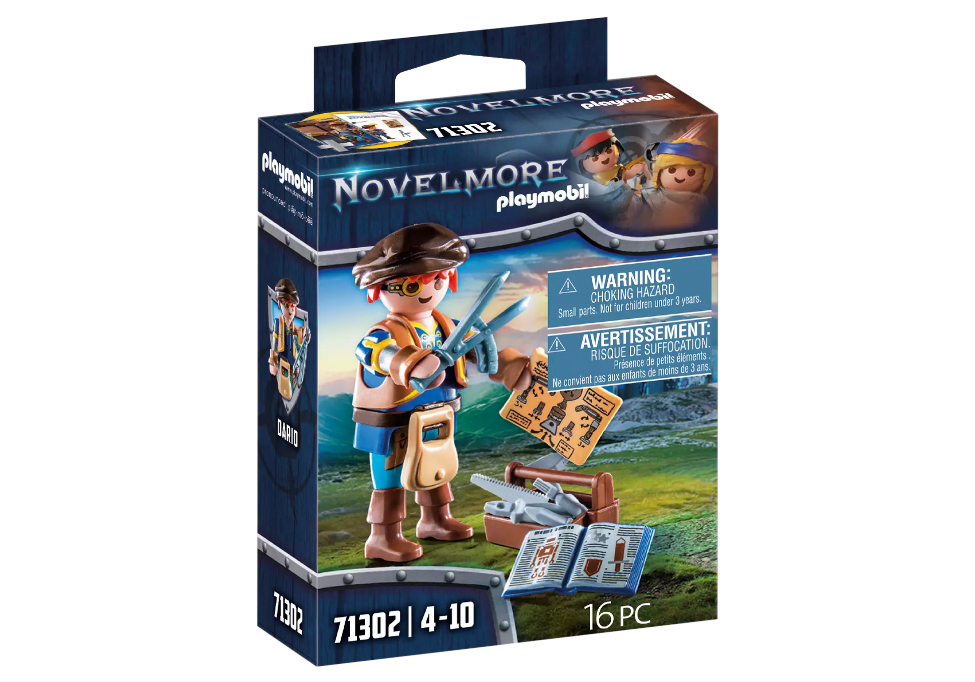 Playmobil 71302 Novelmore Dario mit Werkzeug - plegobil