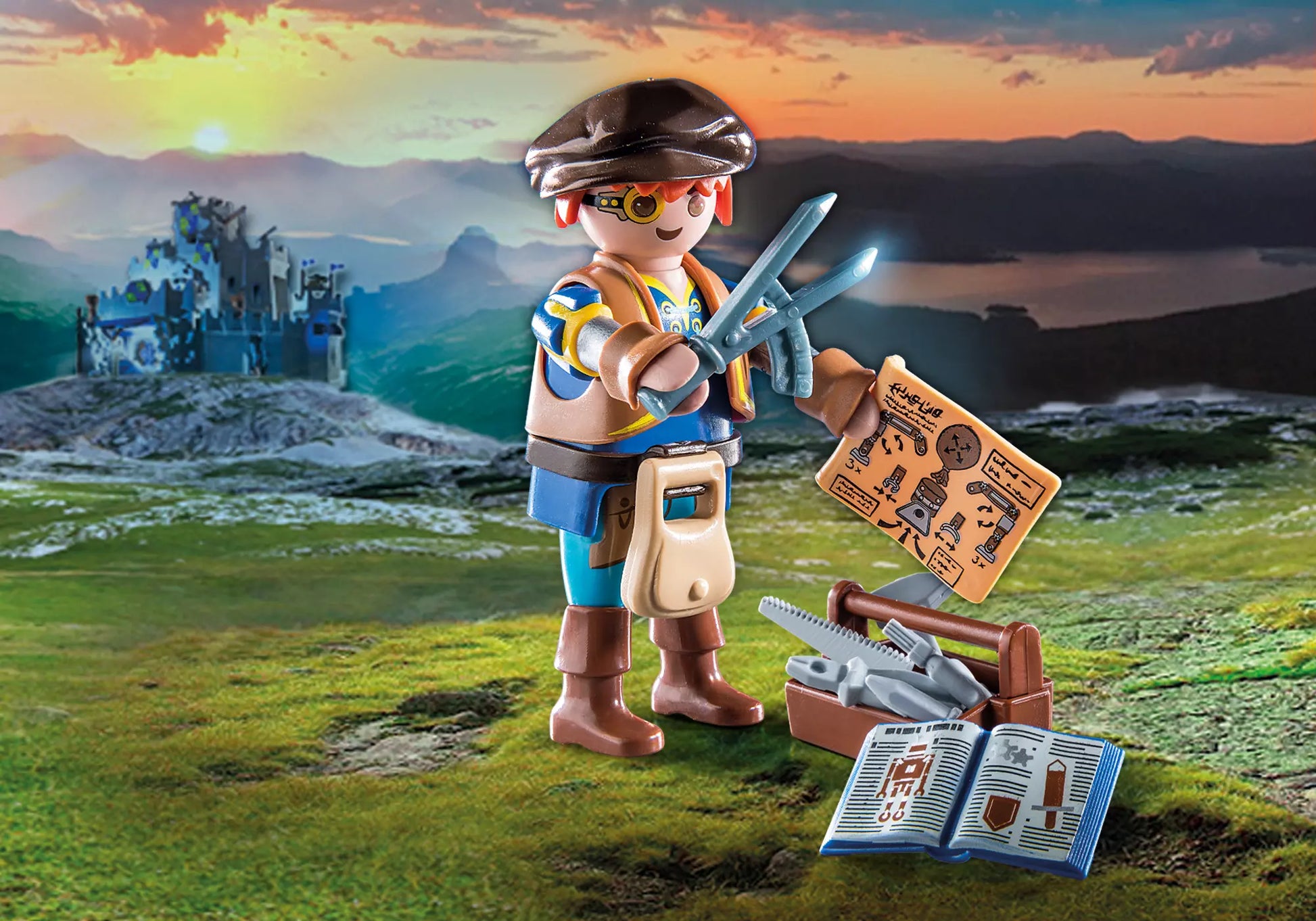 Playmobil 71302 Novelmore Dario mit Werkzeug - plegobil