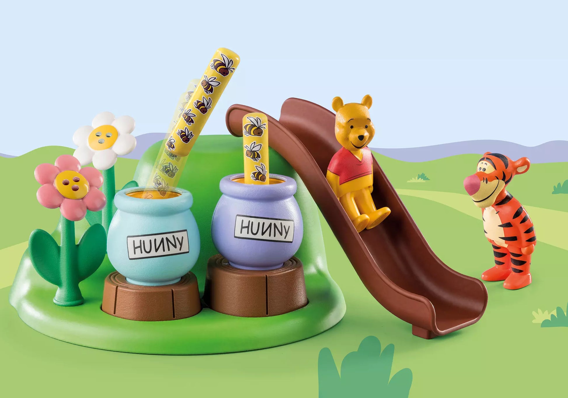 Playmobil 71317 1-2-3 Disney Winnies & Tiggers Bienengarten - plegobil