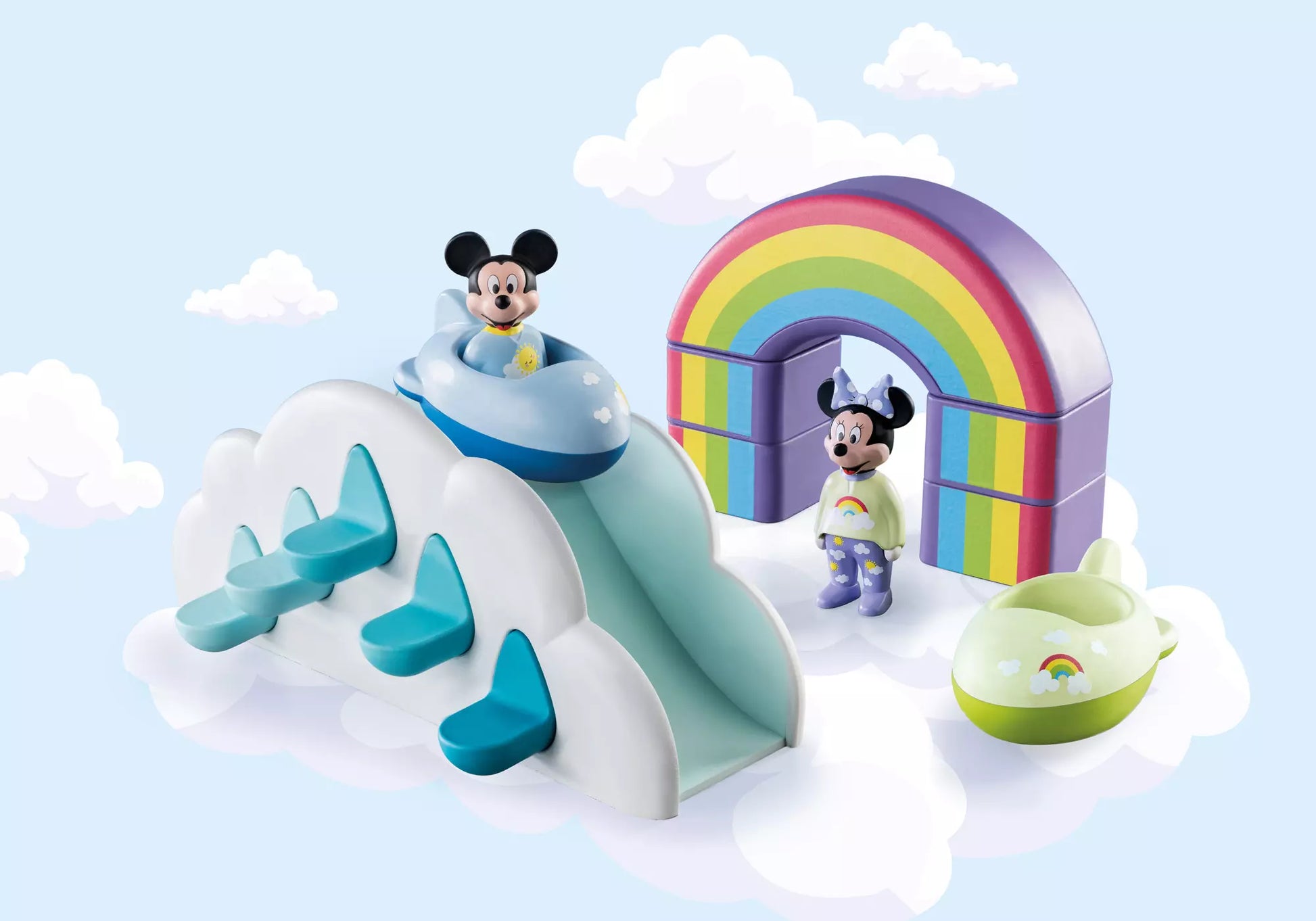 Playmobil 71319 1-2-3 Disney Mickys & Minnies Wolkenhaus - plegobil