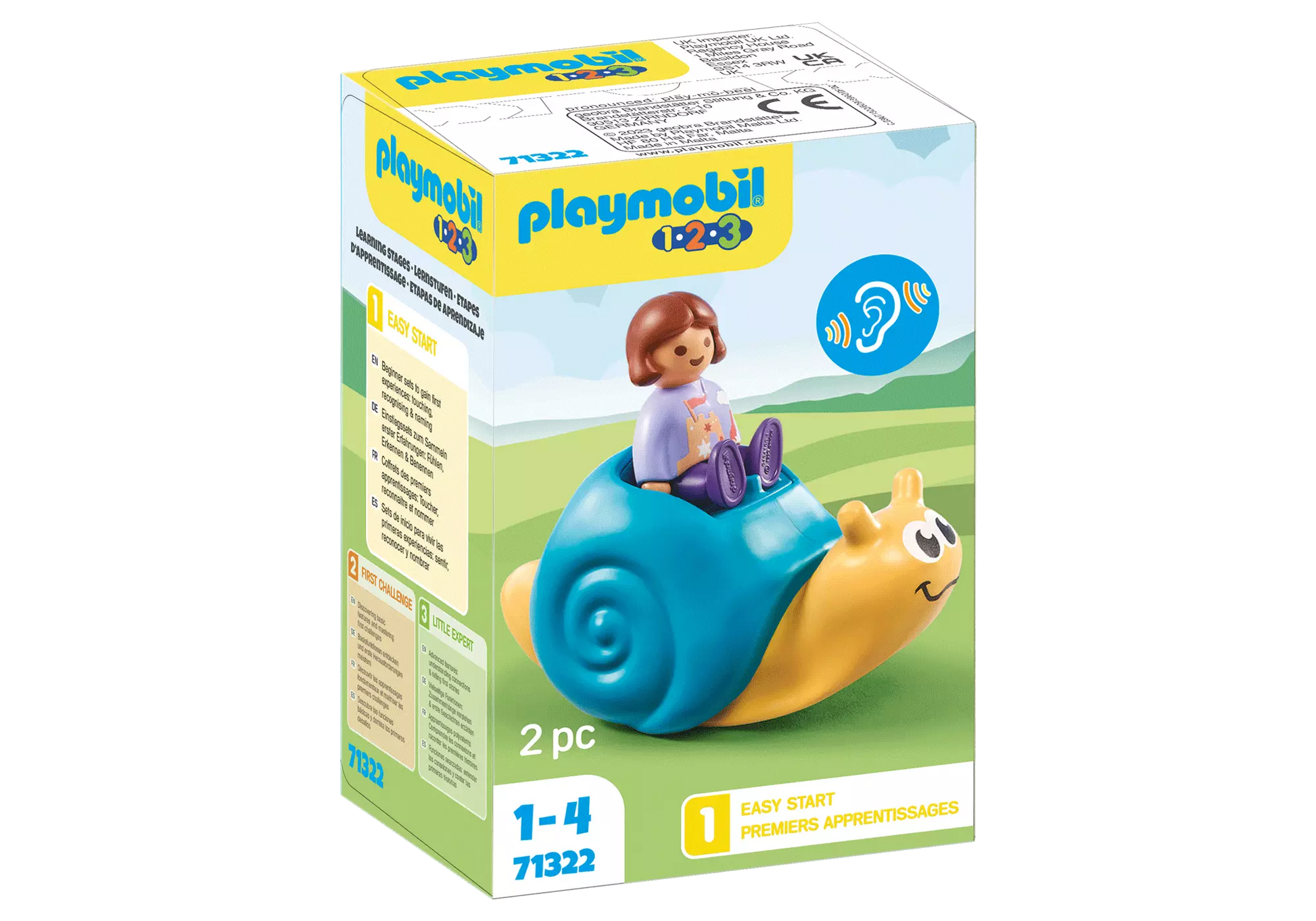Playmobil 71322 1-2-3 Schaukelschnecke mit Rasselfunktion - plegobil