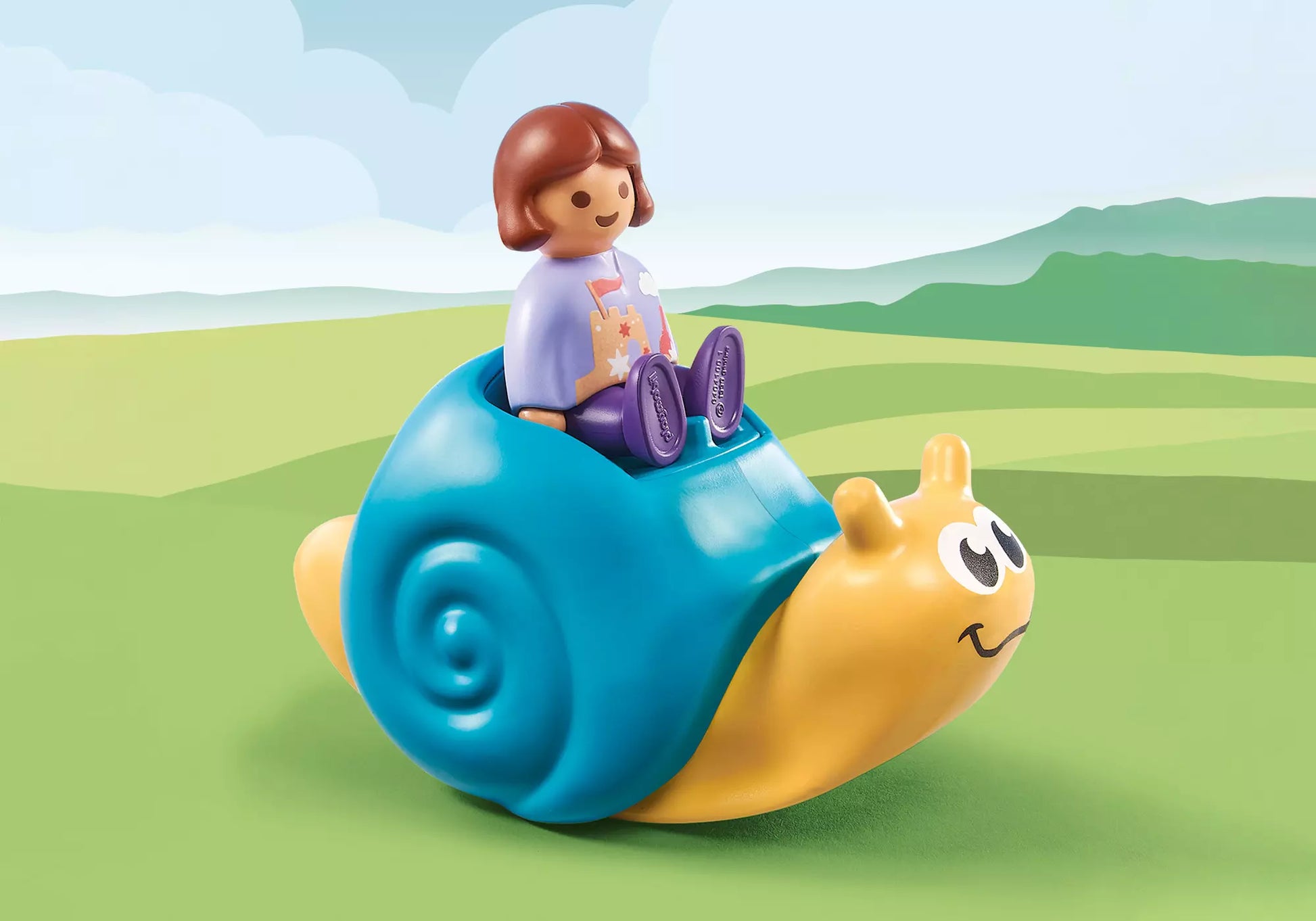 Playmobil 71322 1-2-3 Schaukelschnecke mit Rasselfunktion - plegobil