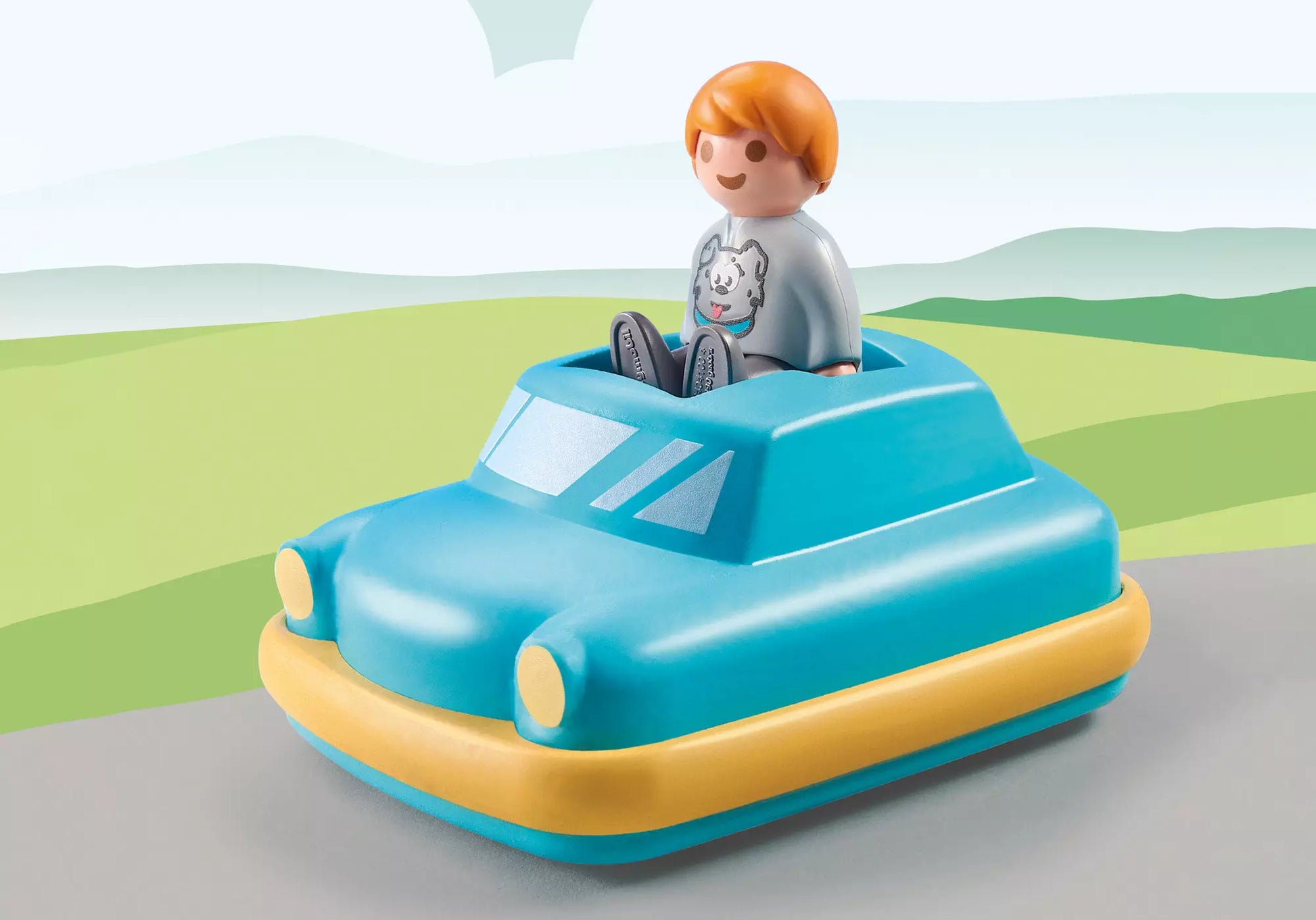 Playmobil 71323 1-2-3 Push & Go Car - plegobil