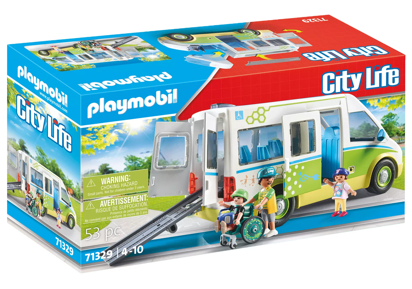 Playmobil 71329 City Life Schulbus - plegobil