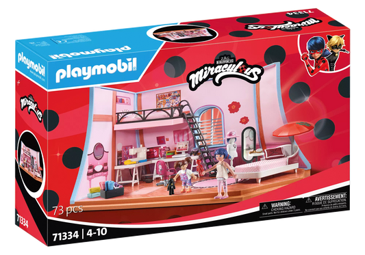 Playmobil 71334 Miraculous Marinettes Loft - plegobil